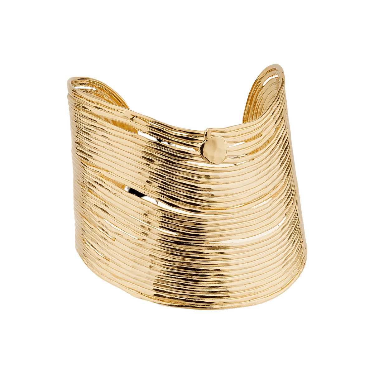 Gas Bijoux Armreif Wave, vergoldet