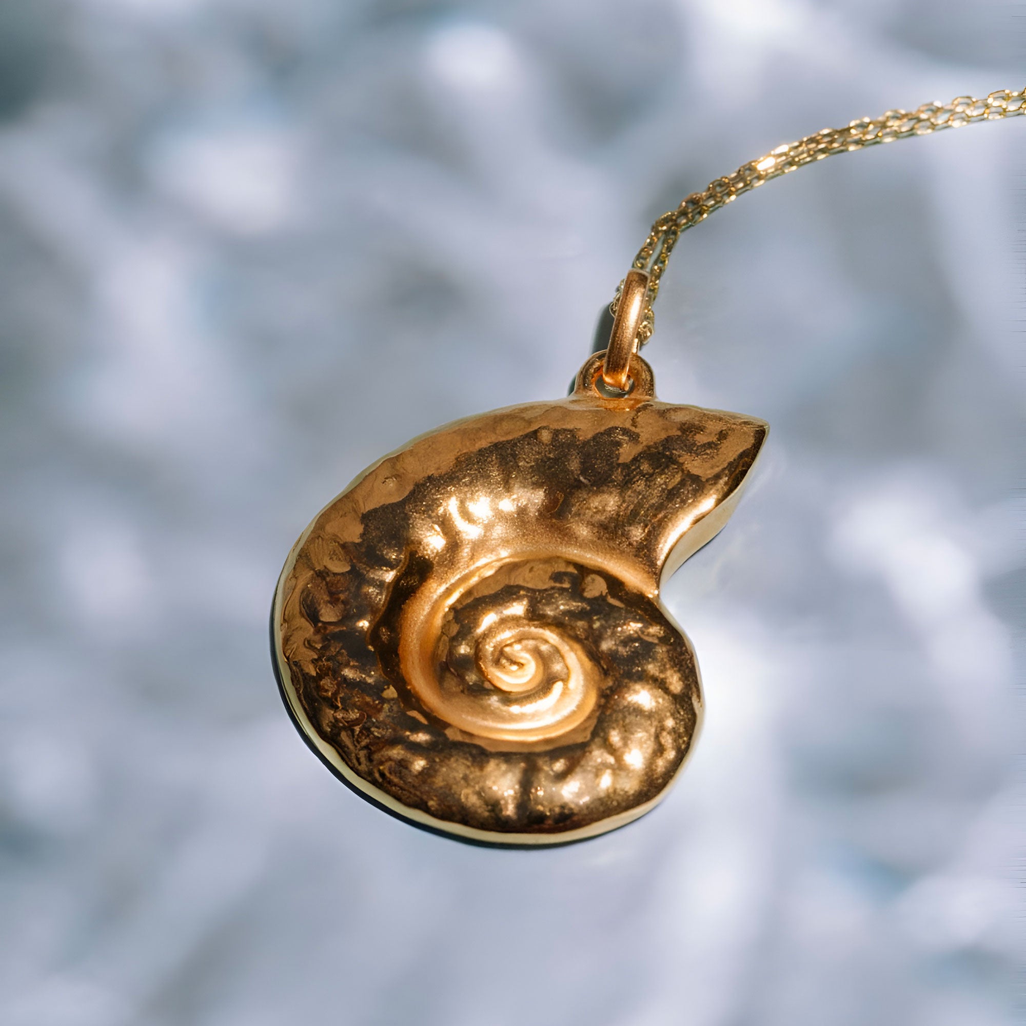 Alhaja Kette Caracola, vergoldet