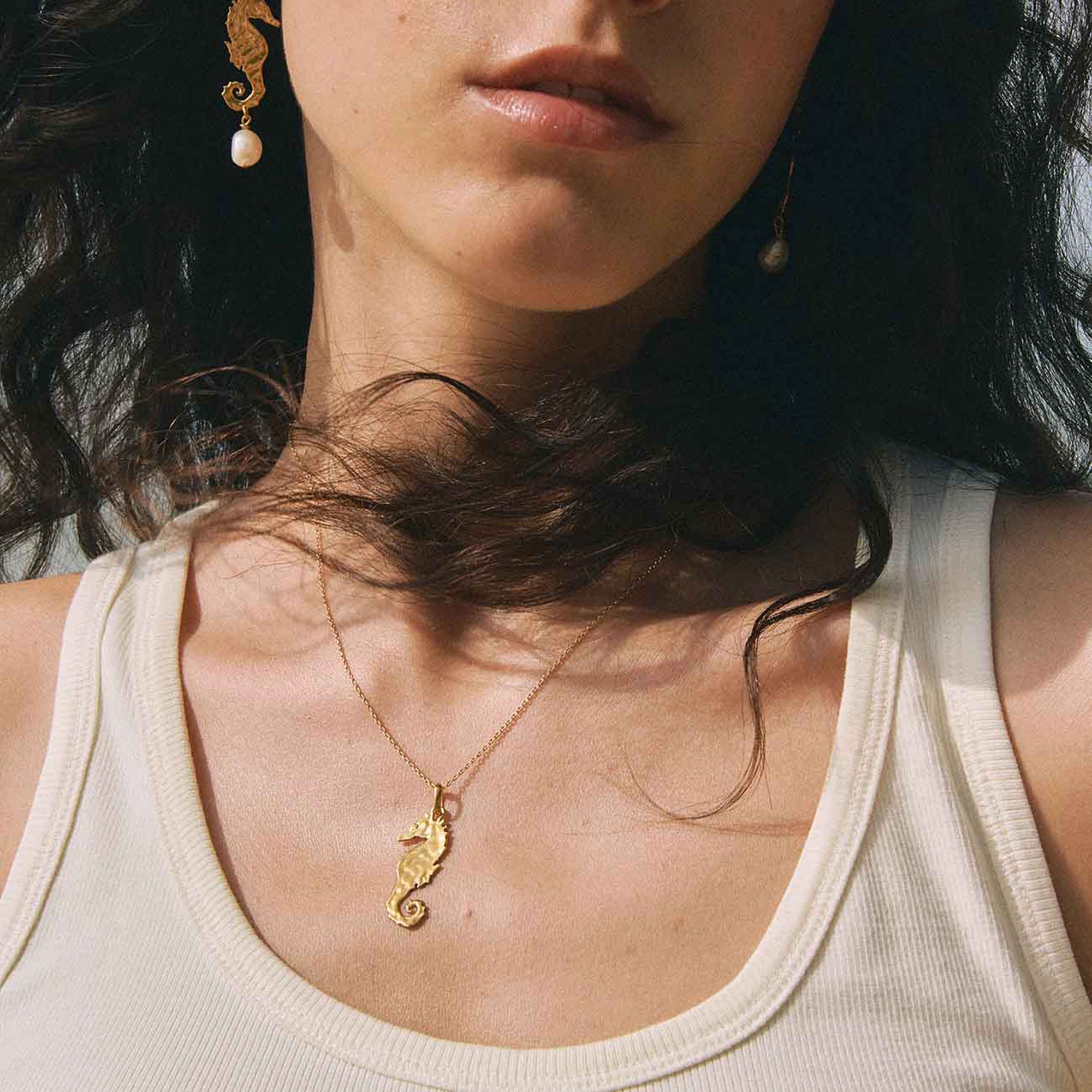 Alhaja Kette Cavaletto, vergoldet