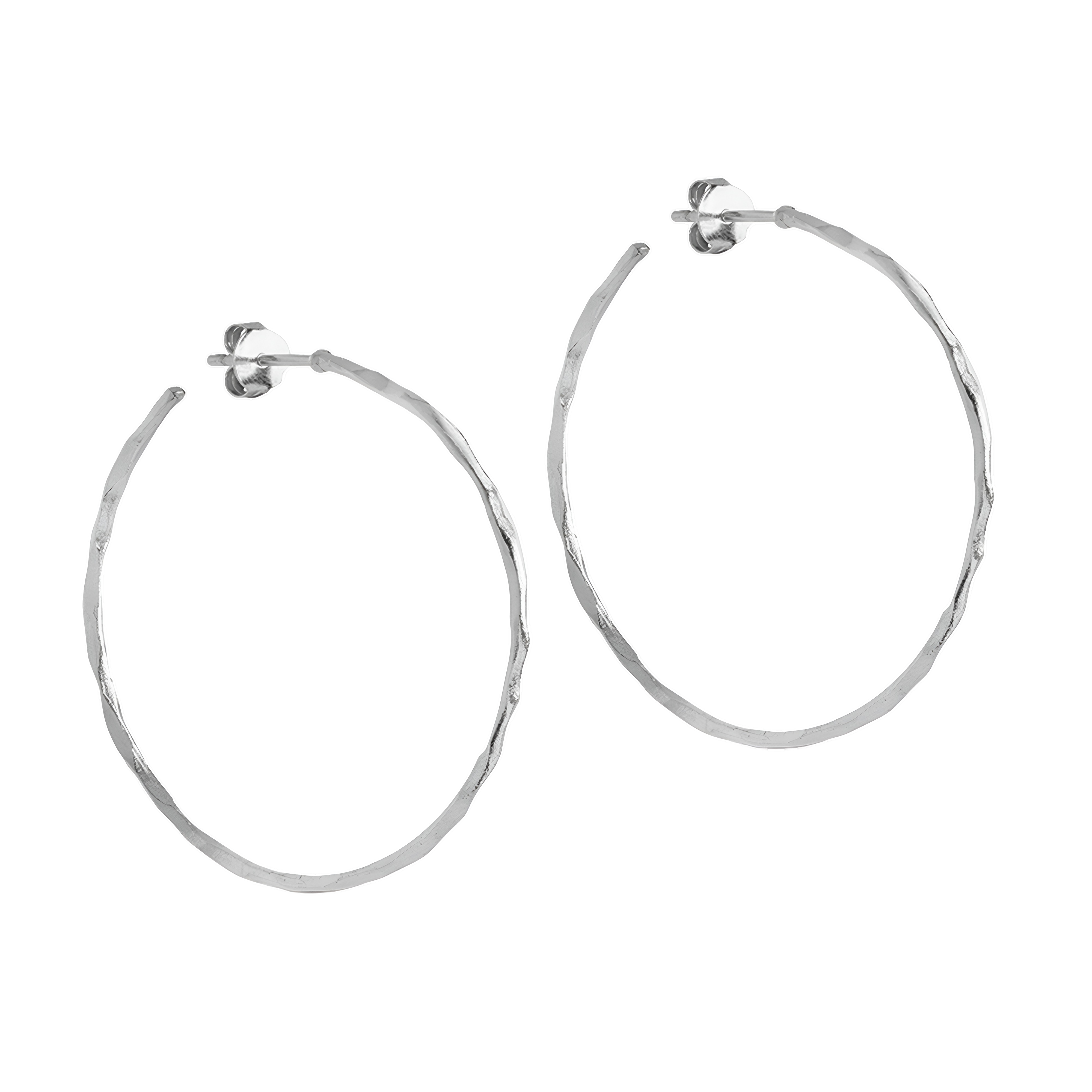 Enamel Copenhagen Creolen Organic Arena Large, Silber