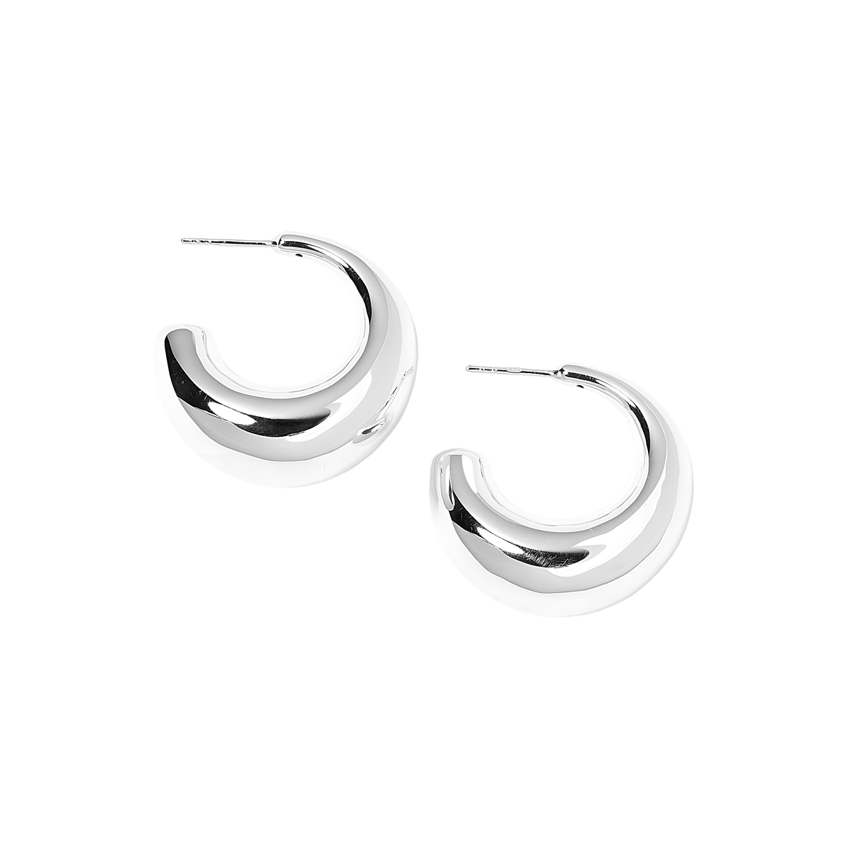 Syster P Creolen Bolded, Silber