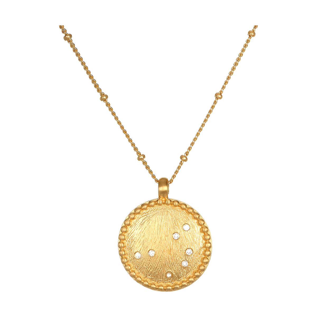 Satya Jewelry Kette Sacred Sisterhood Constellation, vergoldet