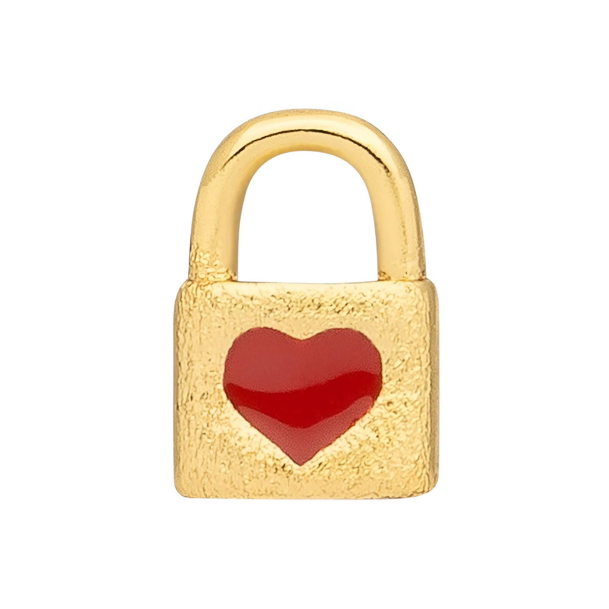 Lulu Copenhagen Ohrstecker Love Lock, vergoldet