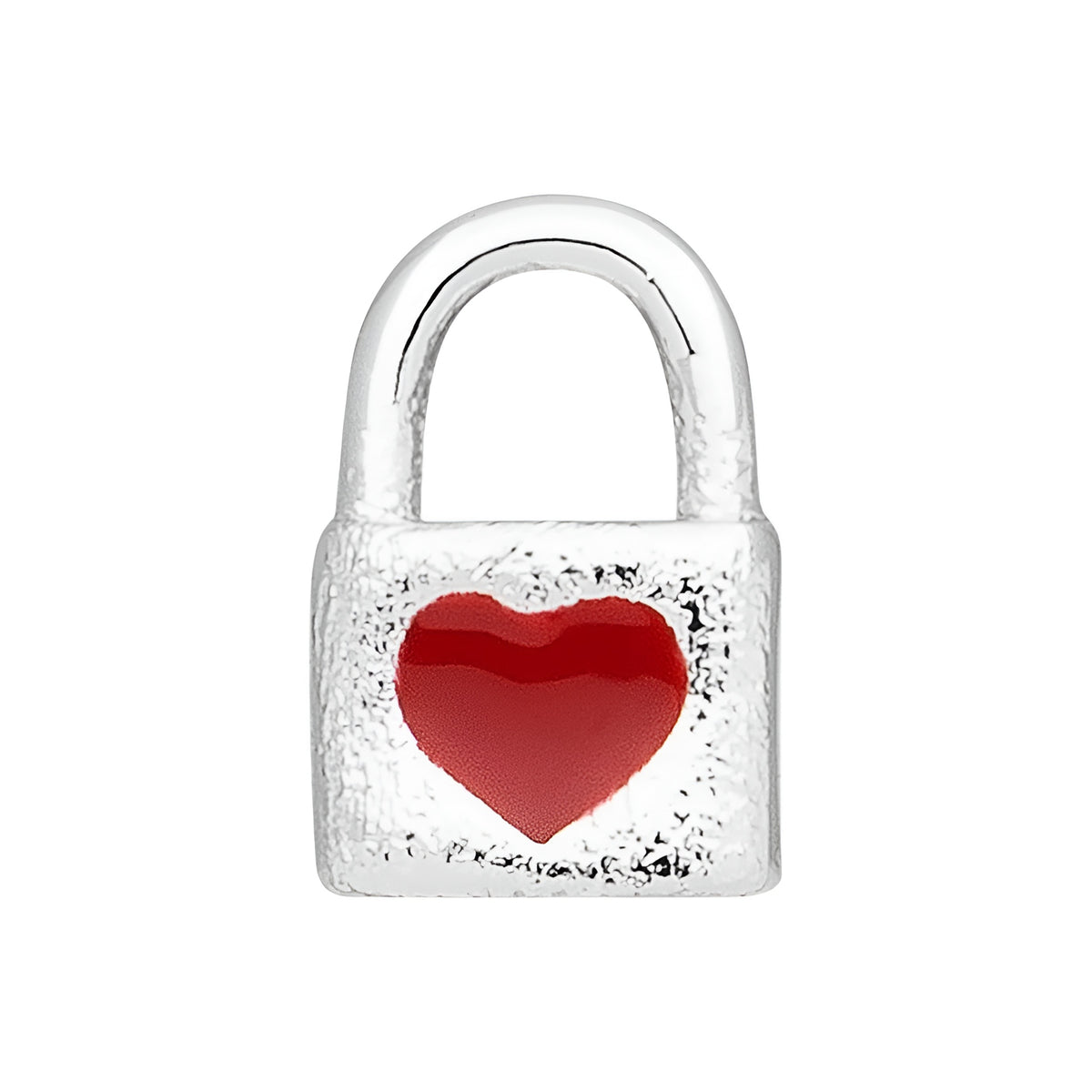Lulu Copenhagen Ohrstecker Love Lock, versilbert