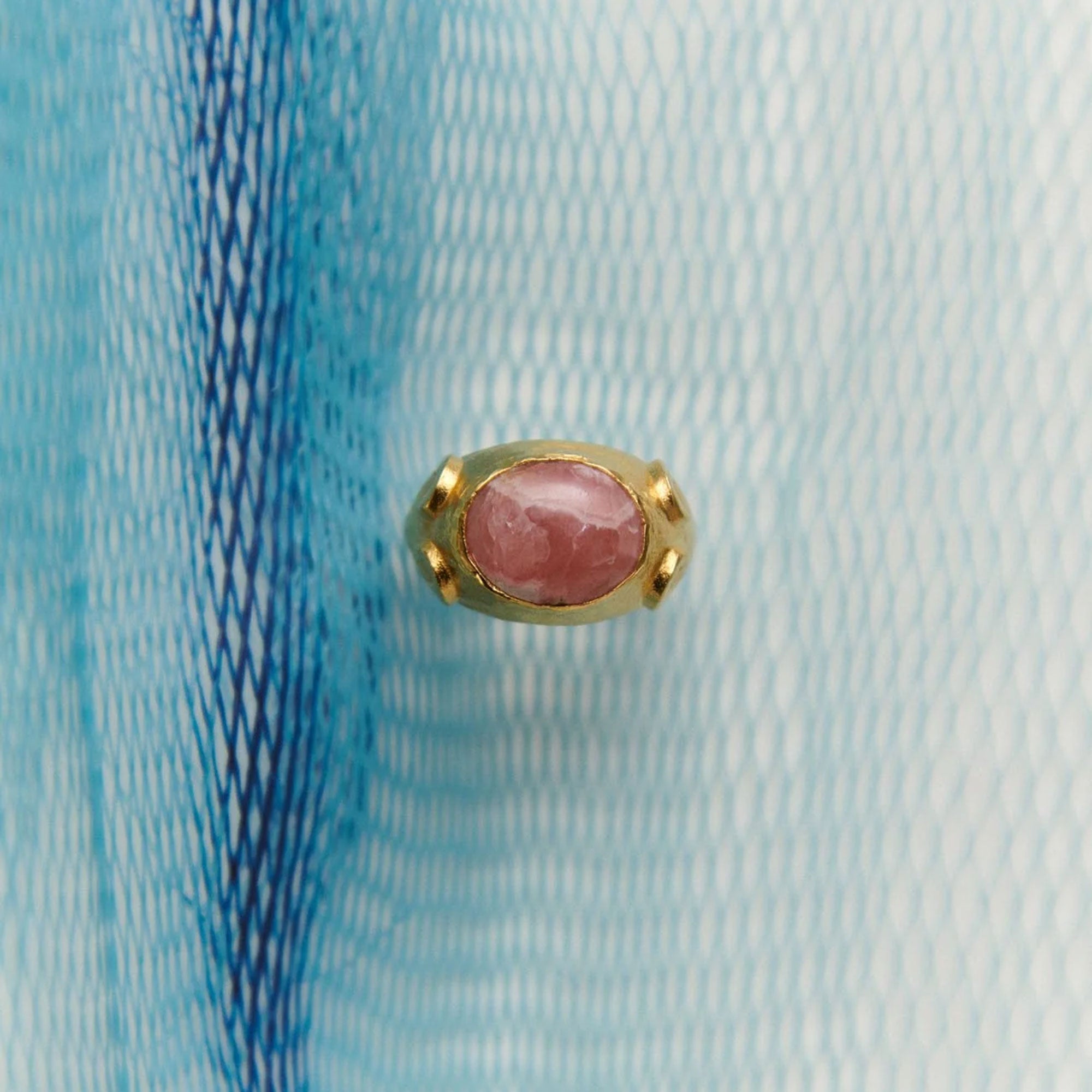 Alhaja Ring Persia Rose, vergoldet