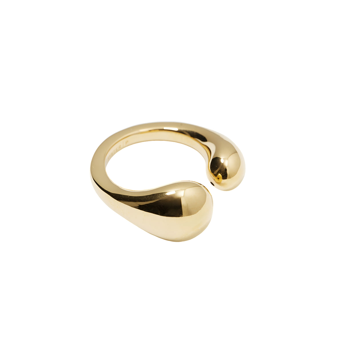 Syster P Ring Bolded Drops, vergoldet