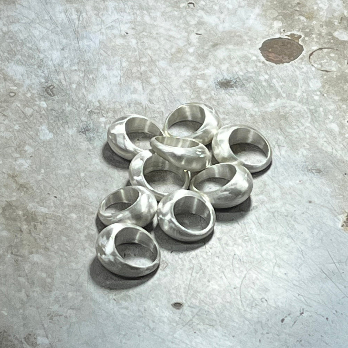 Syster P Ring Bolded Big, Silber