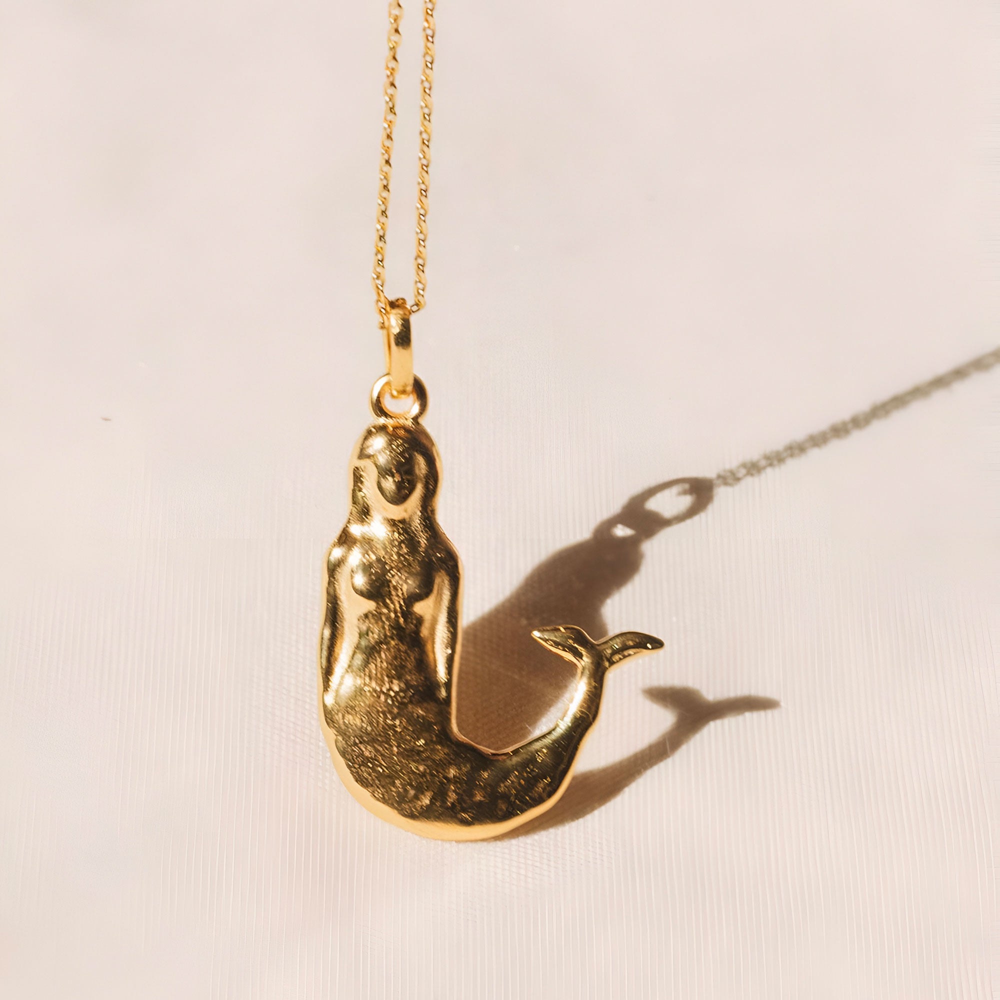 Alhaja Kette Sirena, vergoldet