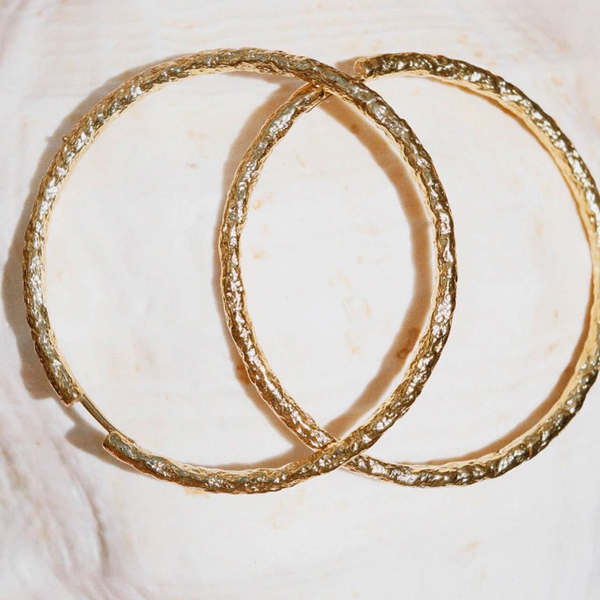 Alhaja Creolen Flamenco XL, vergoldet