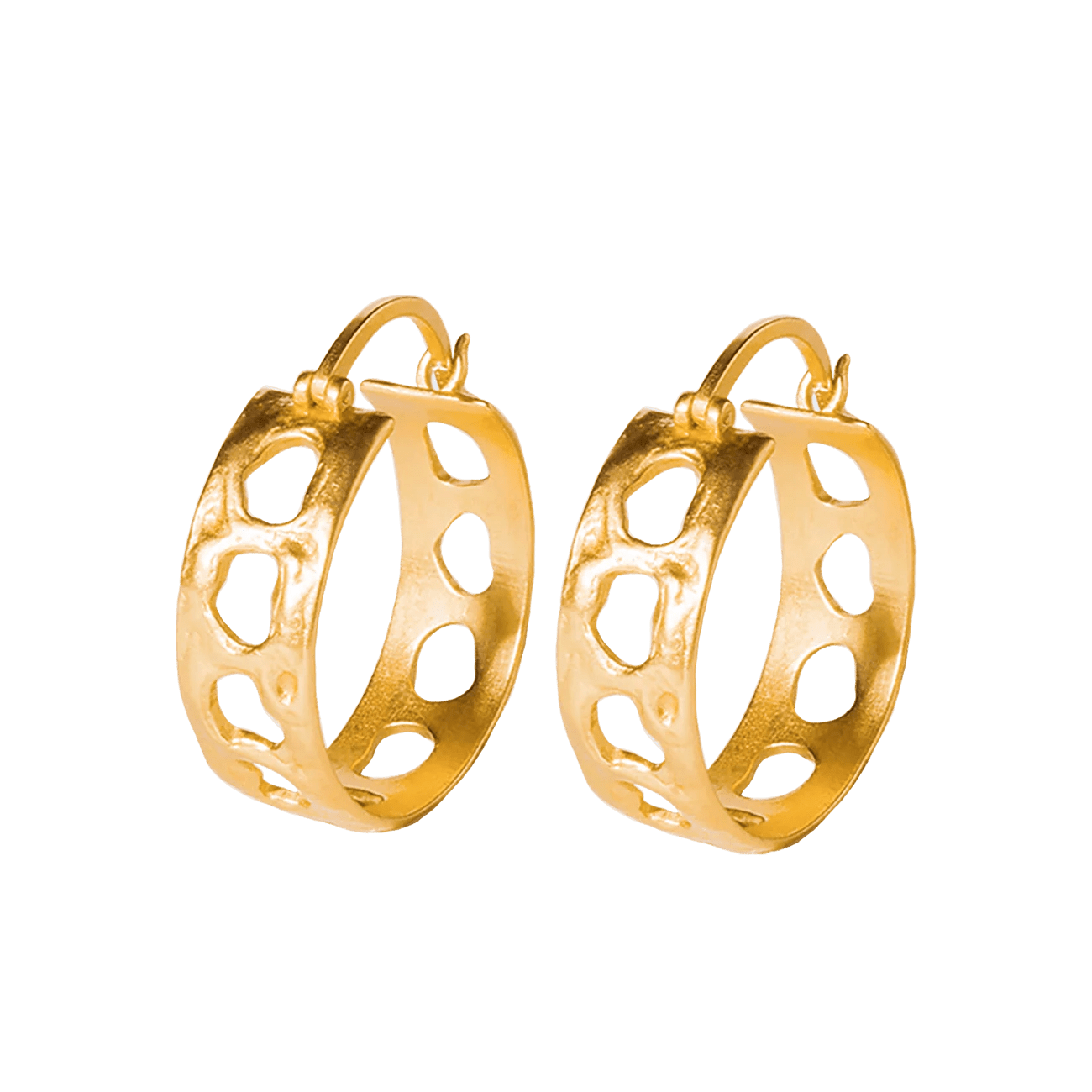 Alhaja Creolen Olimpia, vergoldet