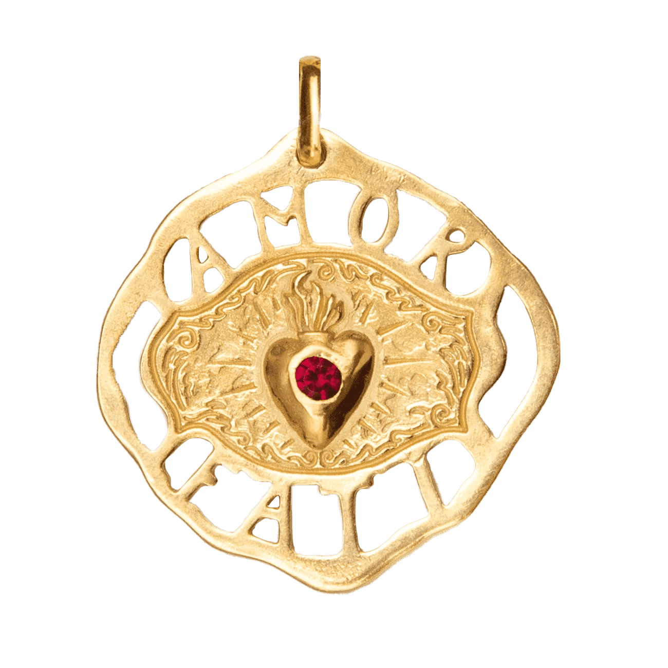 Alhaja Kette Amor Fati, vergoldet