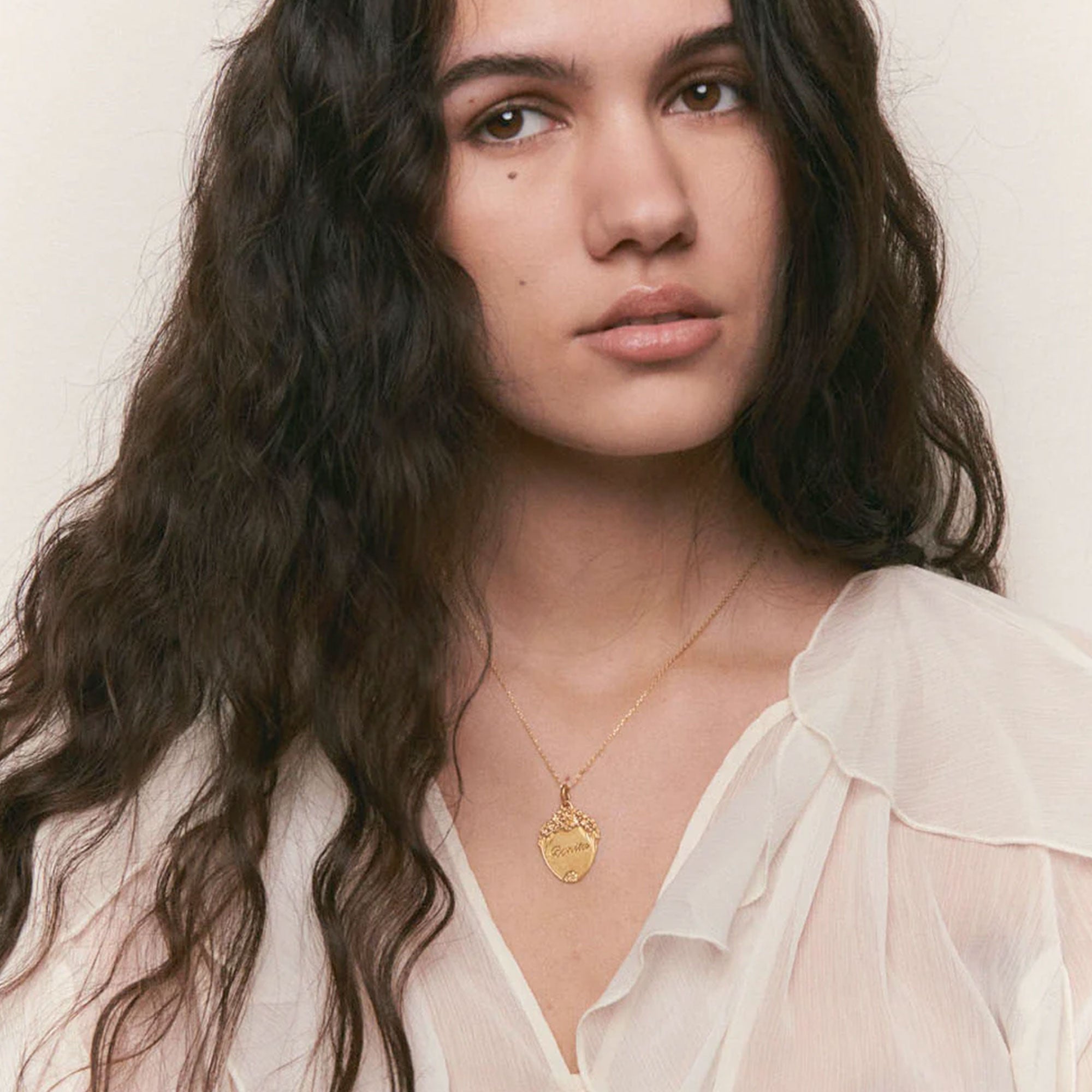 Alhaja Kette Bonita, vergoldet