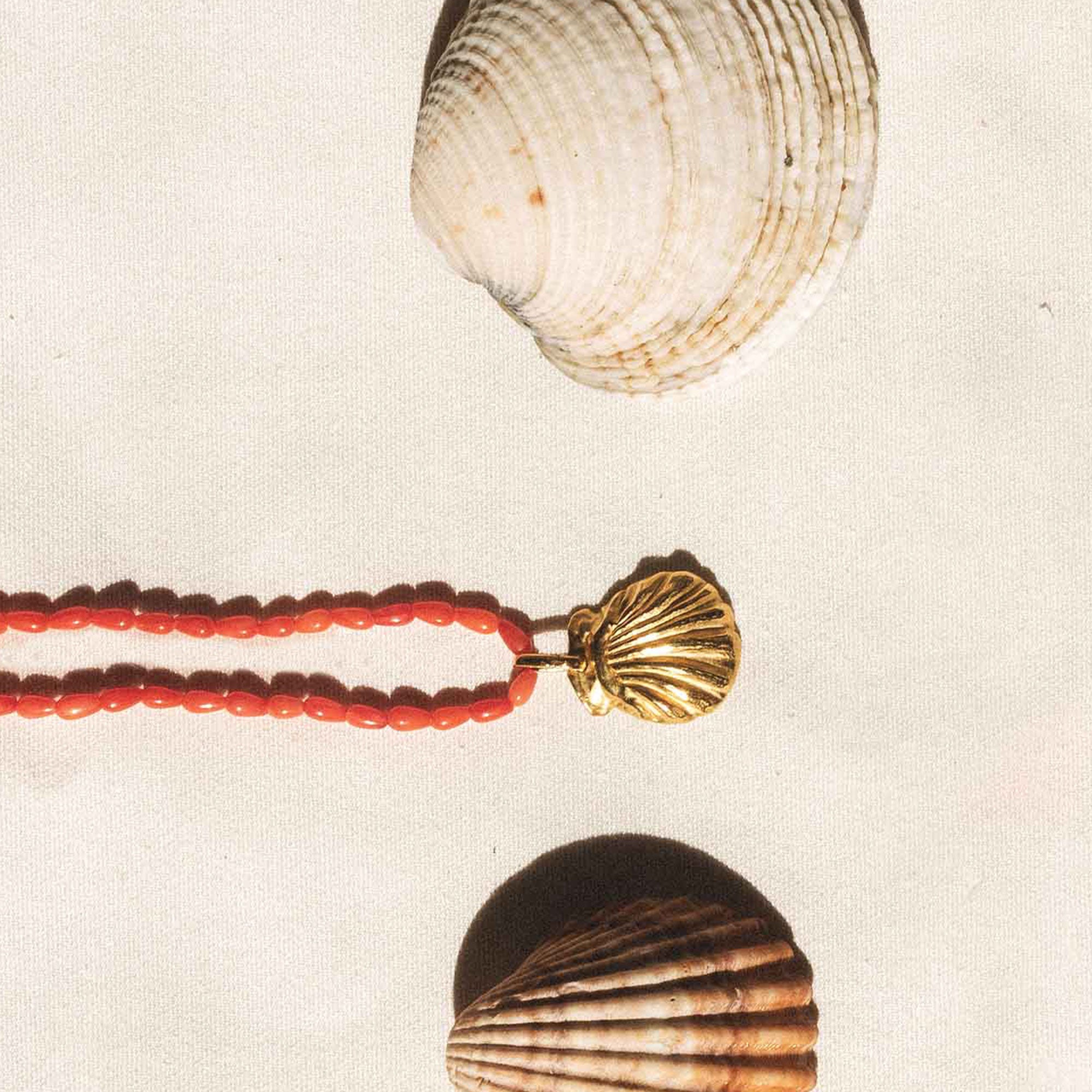 Alhaja Kette Mare Coral, vergoldet