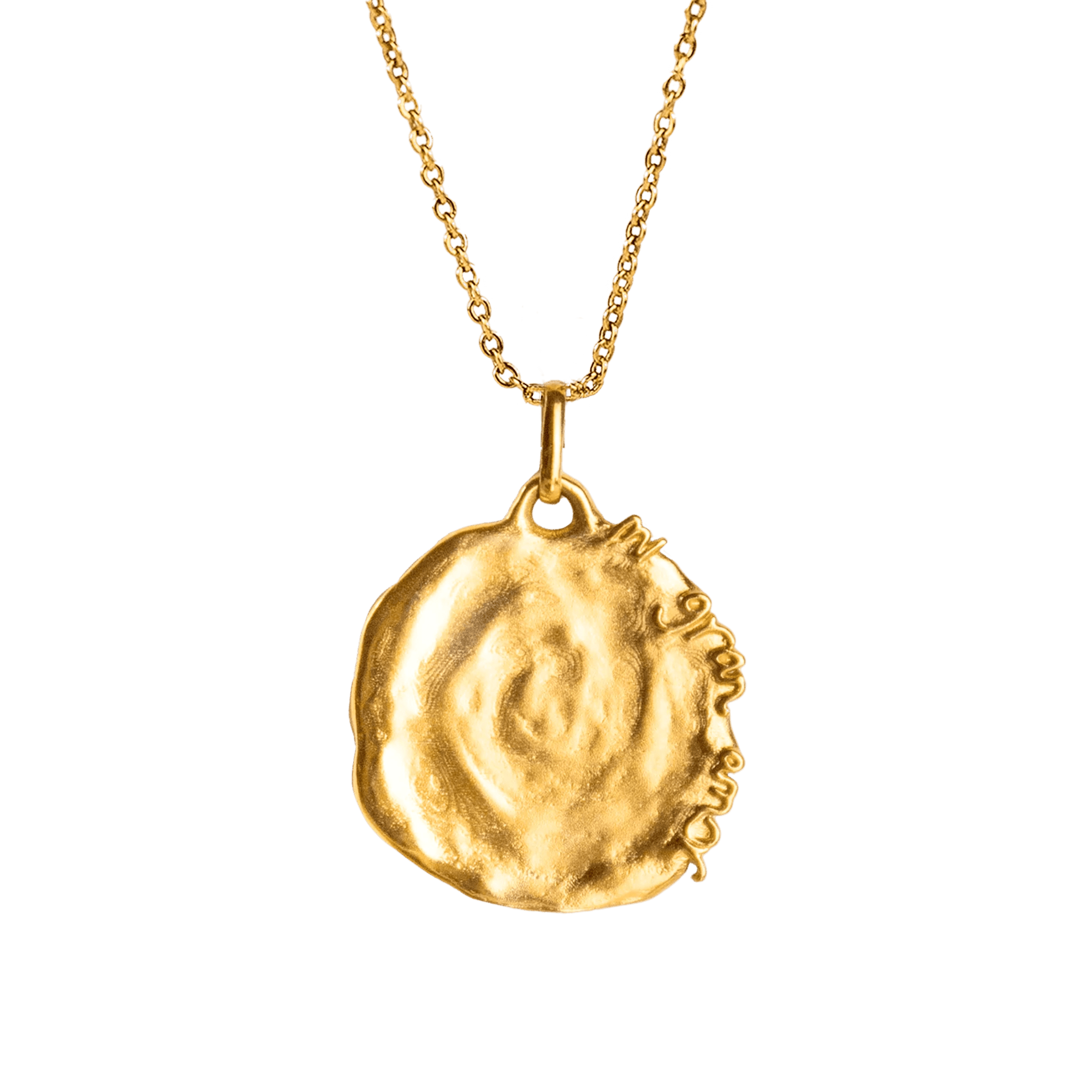 Alhaja Kette Mi Gran Amor, vergoldet