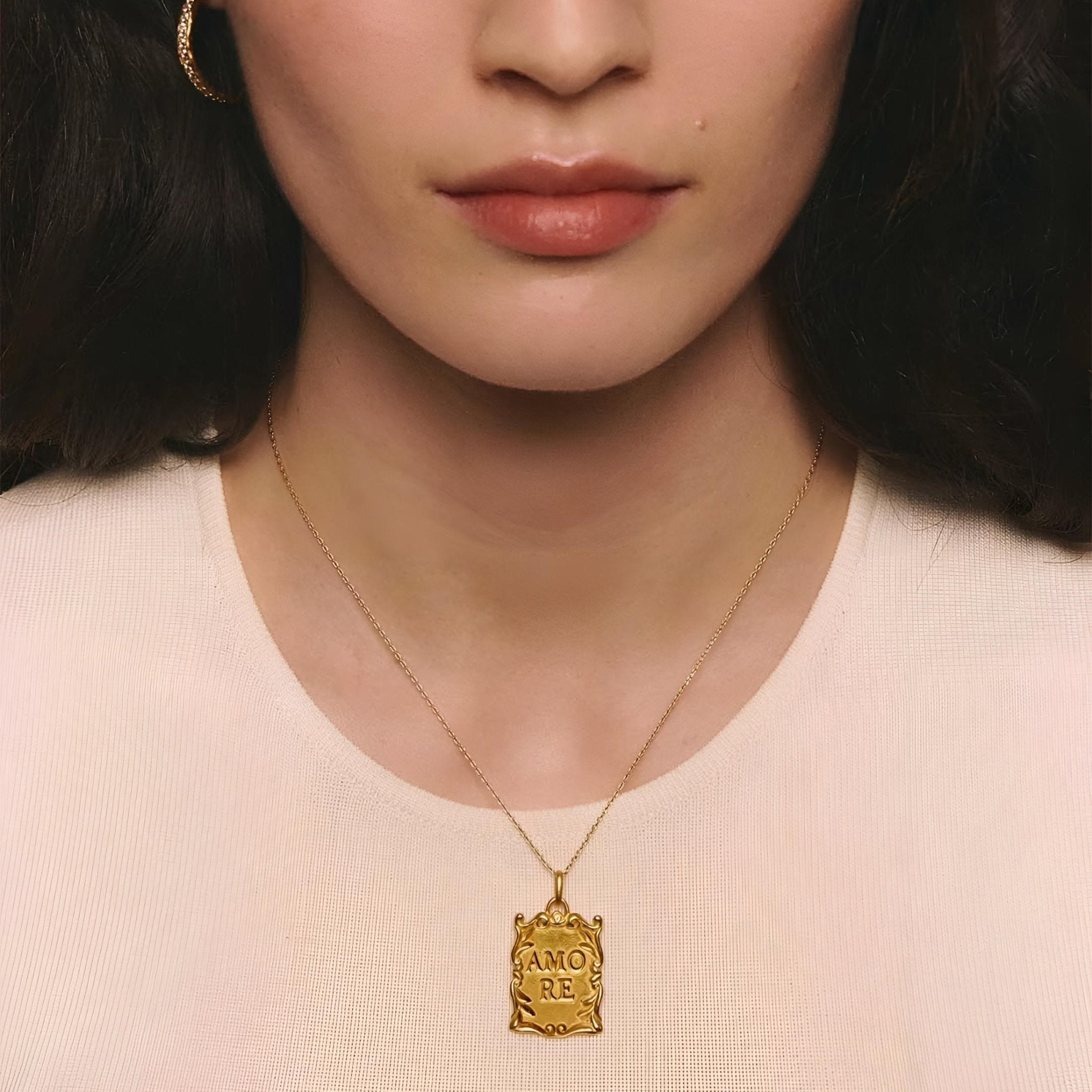 Alhaja Kette Nuovo Amore, vergoldet 44 cm