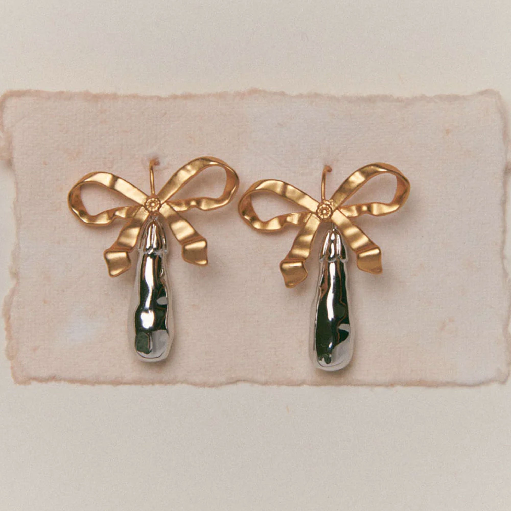 Alhaja Ohrringe Flavia, Silber, vergoldet