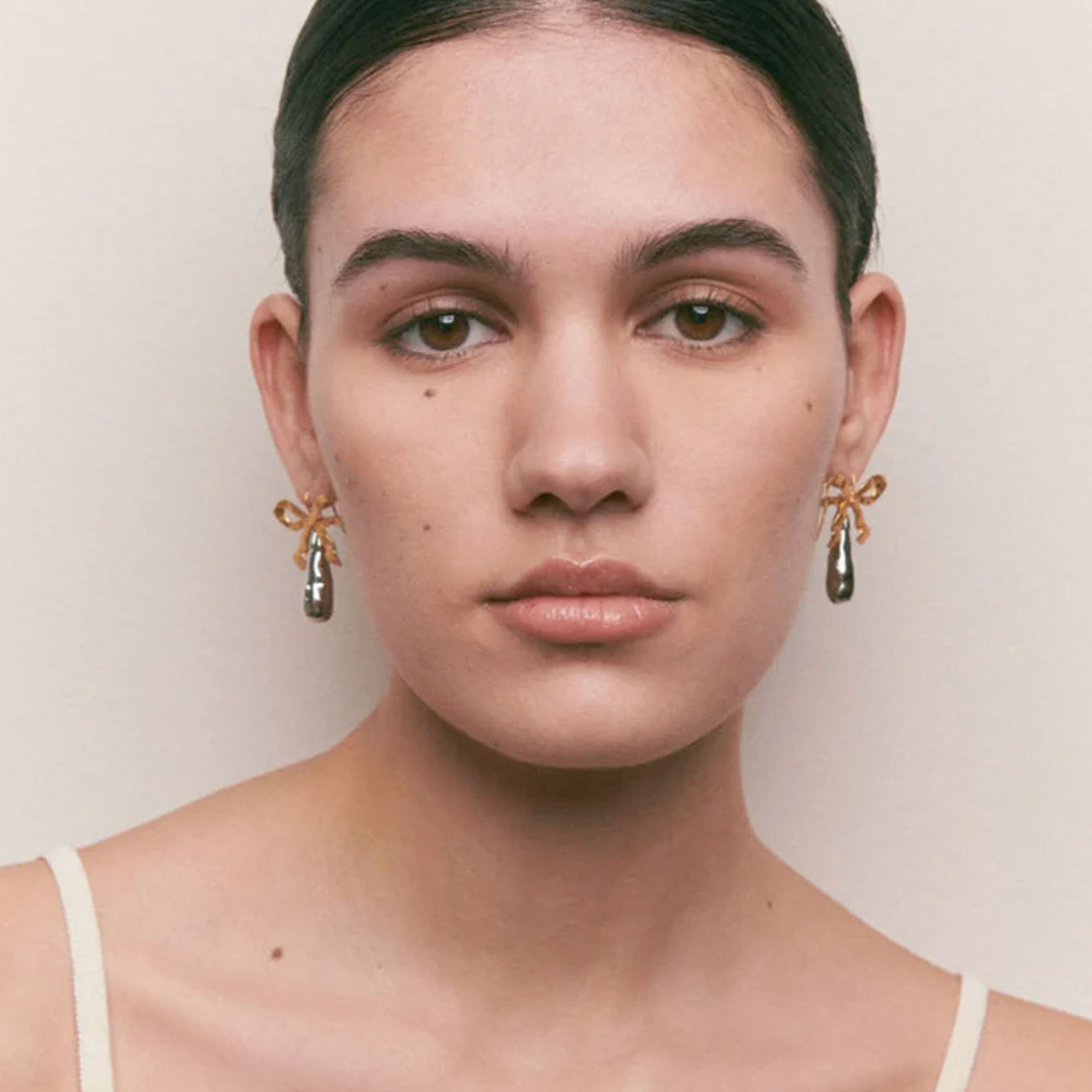 Alhaja Ohrringe Flavia, Silber, vergoldet