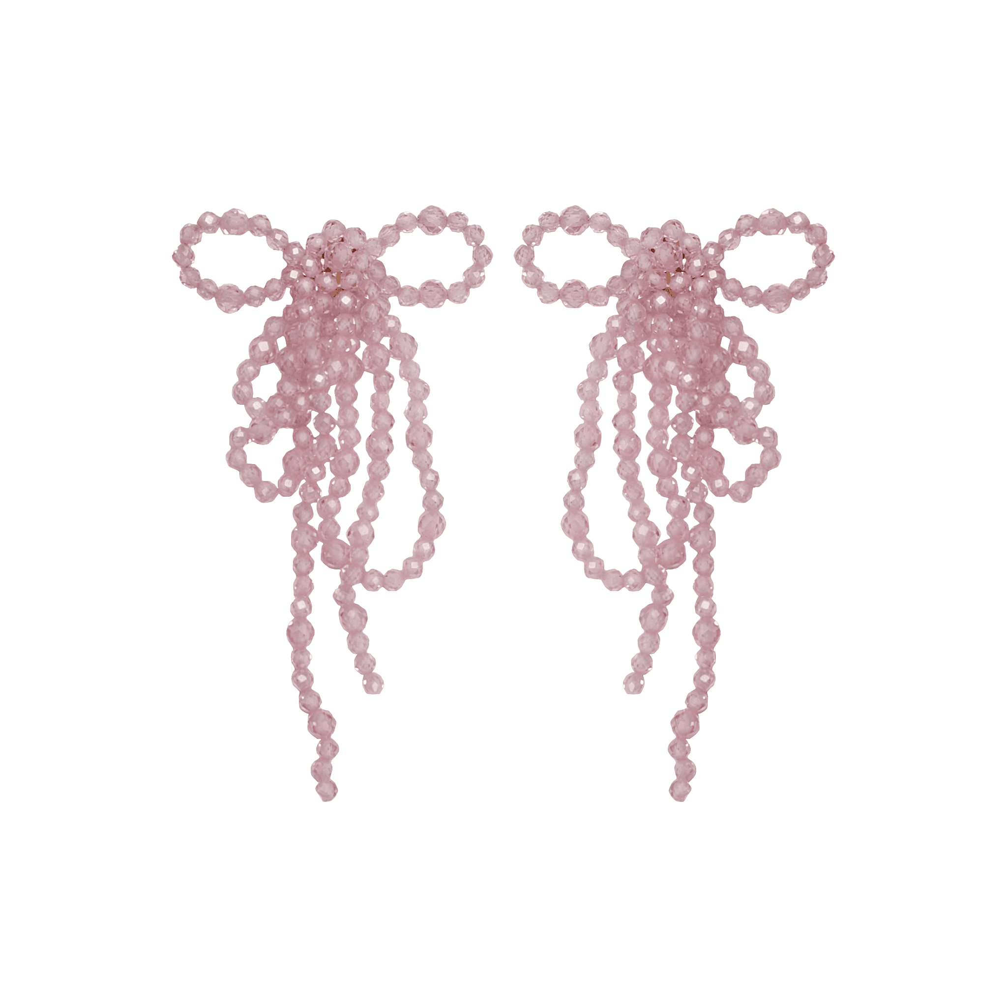 Alhaja Ohrringe Isis, rosa, vergoldet