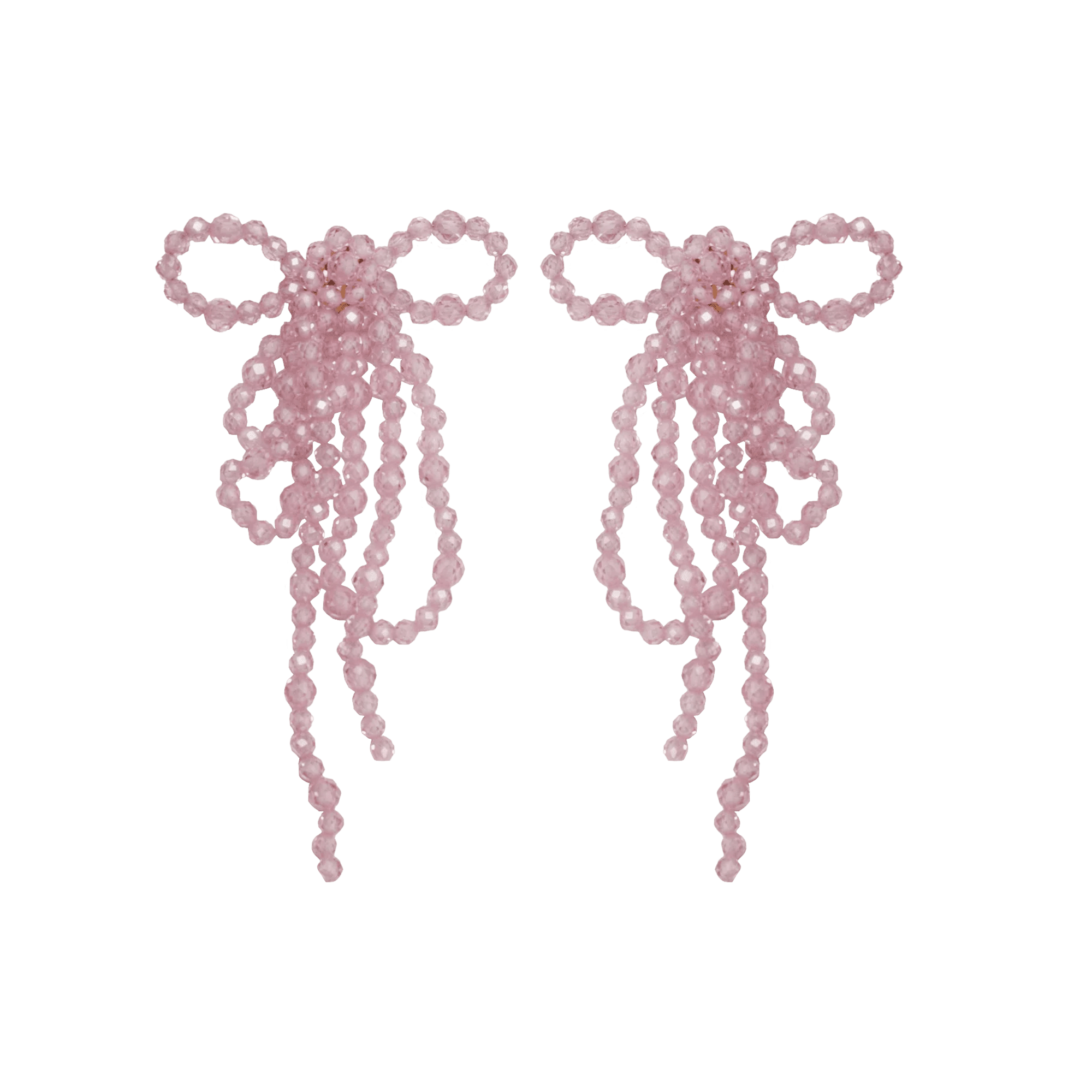 Alhaja Ohrringe Isis, rosa, vergoldet