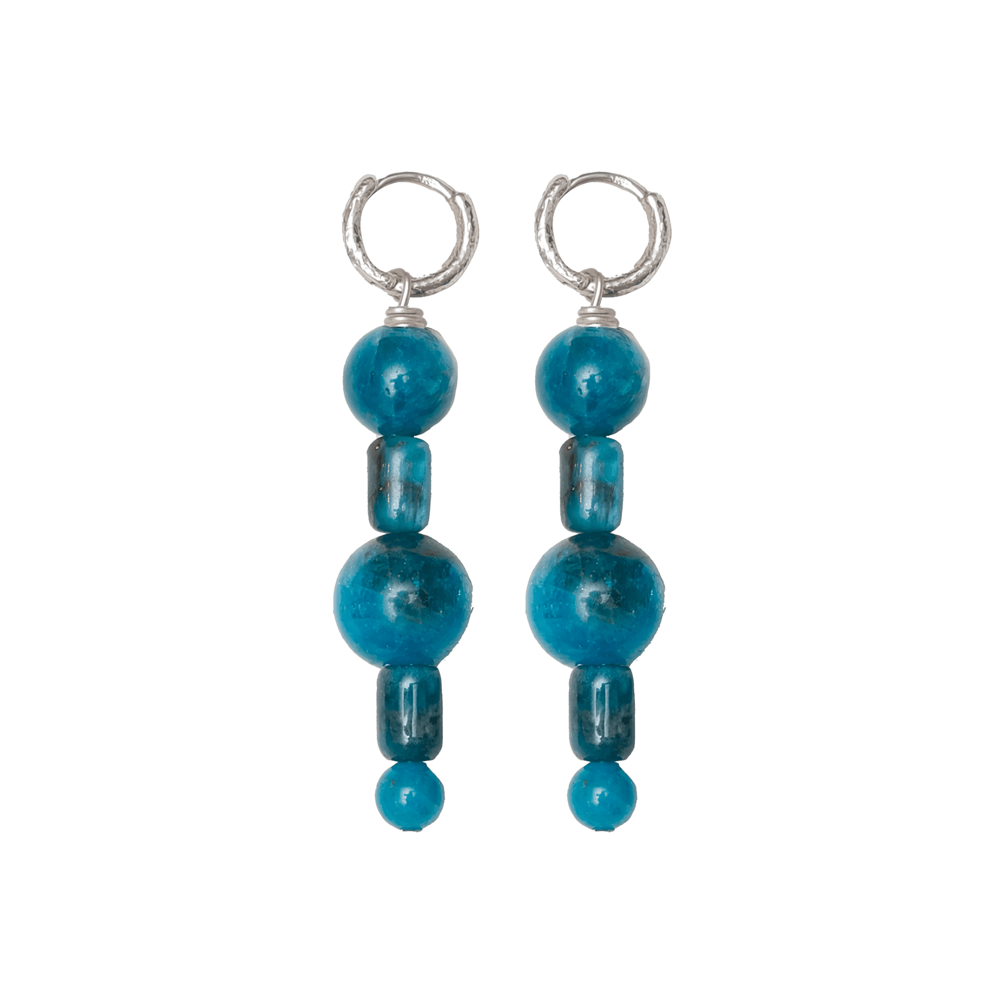 Alhaja Ohrringe Marisma Blue, Silber