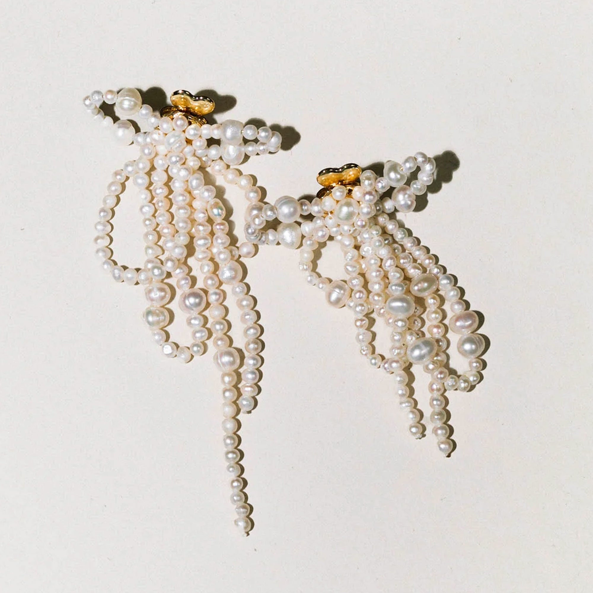 Alhaja Ohrringe Musa, vergoldet