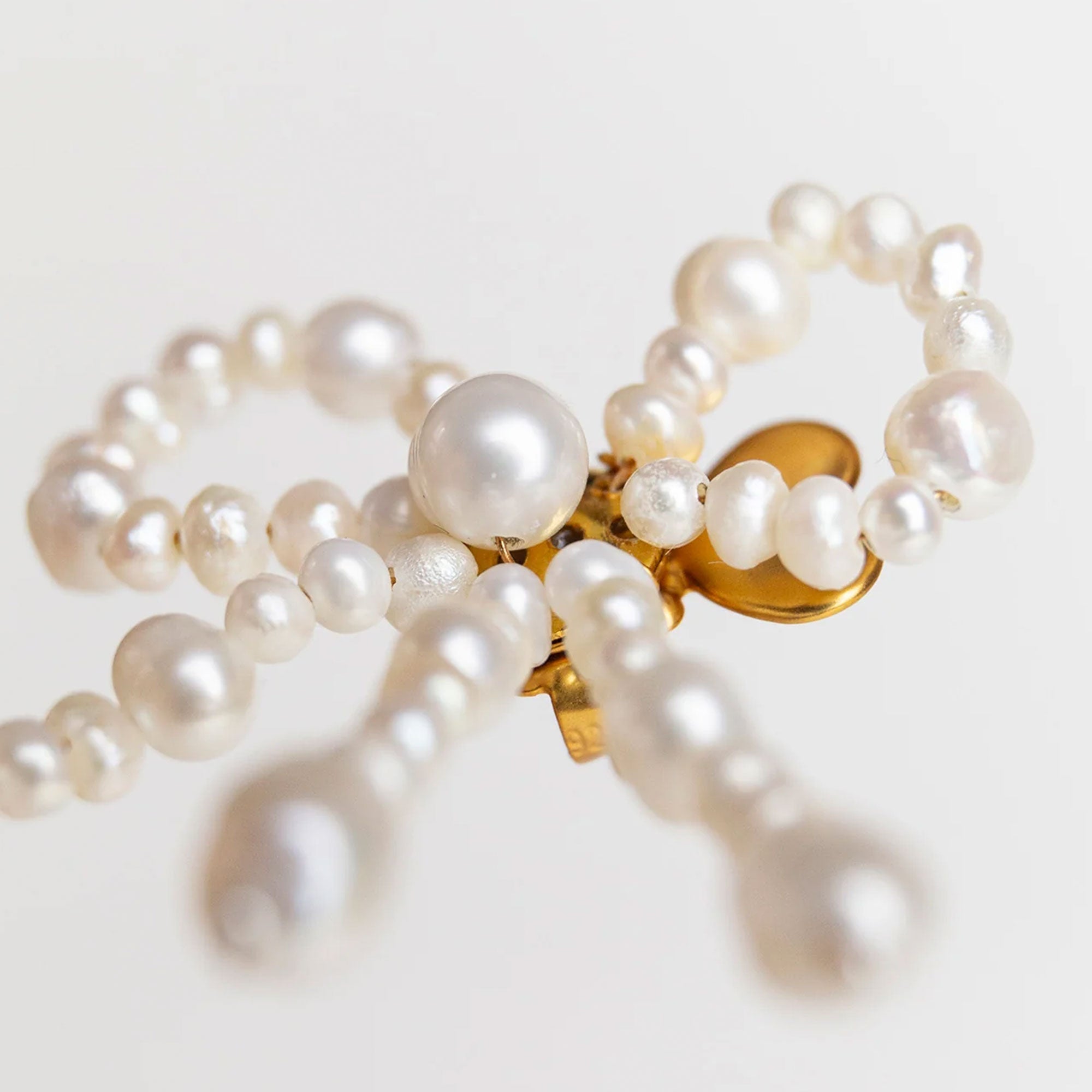 Alhaja Ohrringe Petra, vergoldet