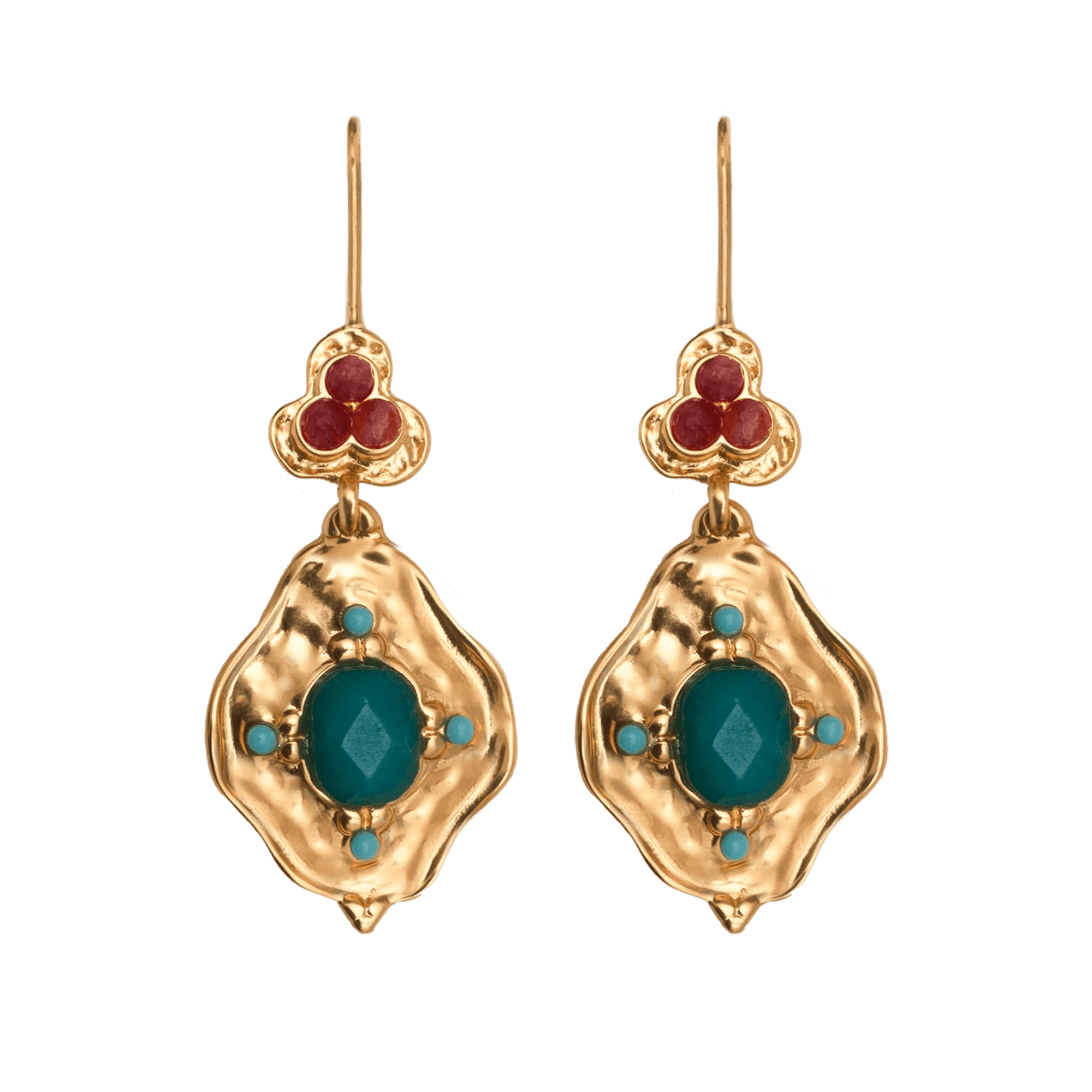 Alhaja Ohrringe Pitiusa, vergoldet