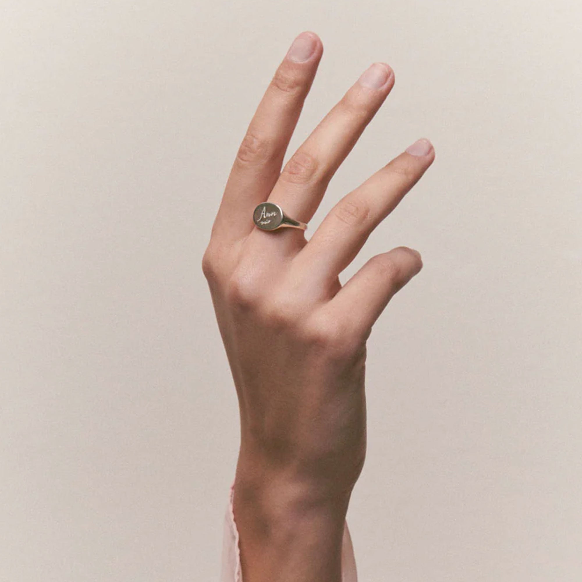 Alhaja Ring Amor Mío, Silber