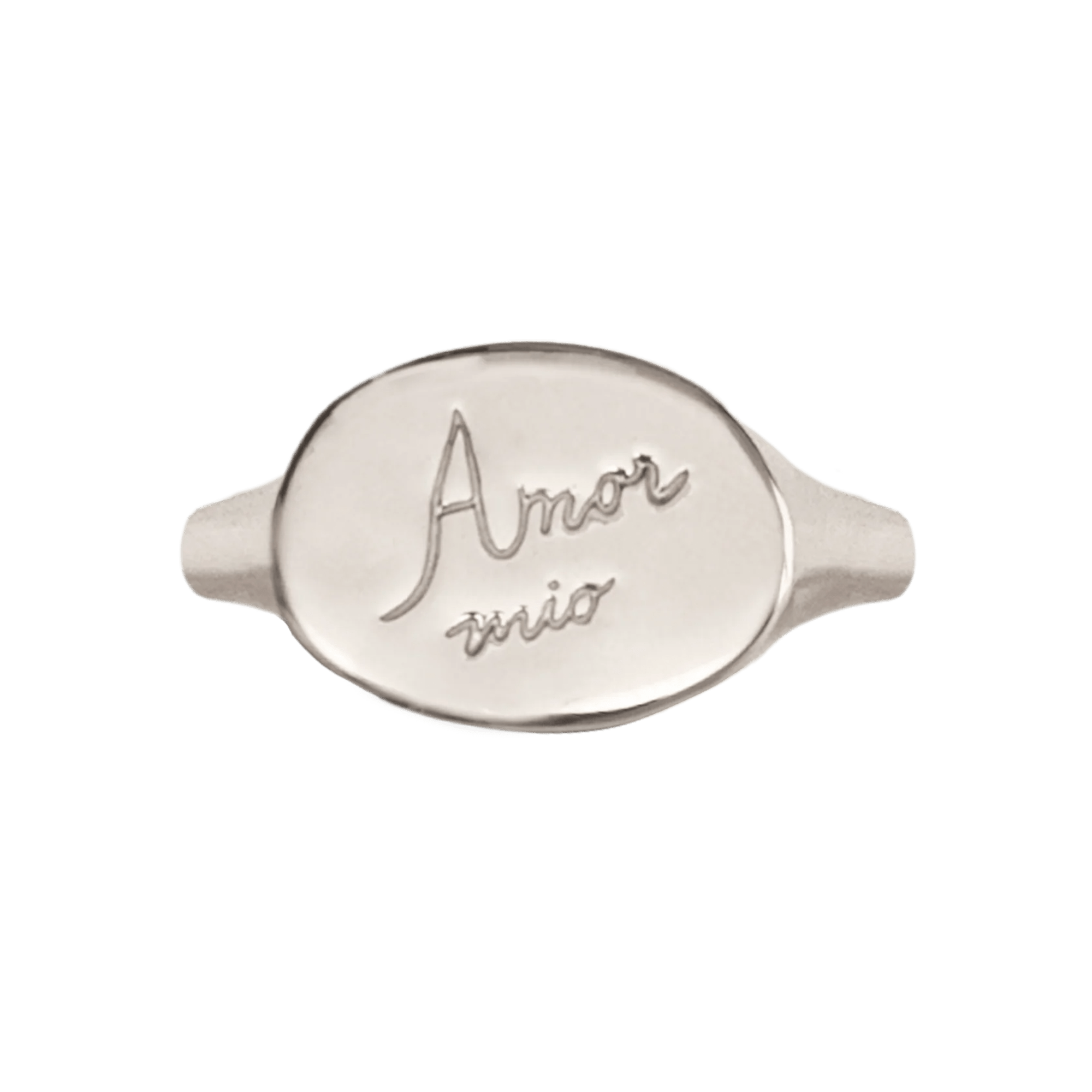 Alhaja Ring Amor Mío, Silber