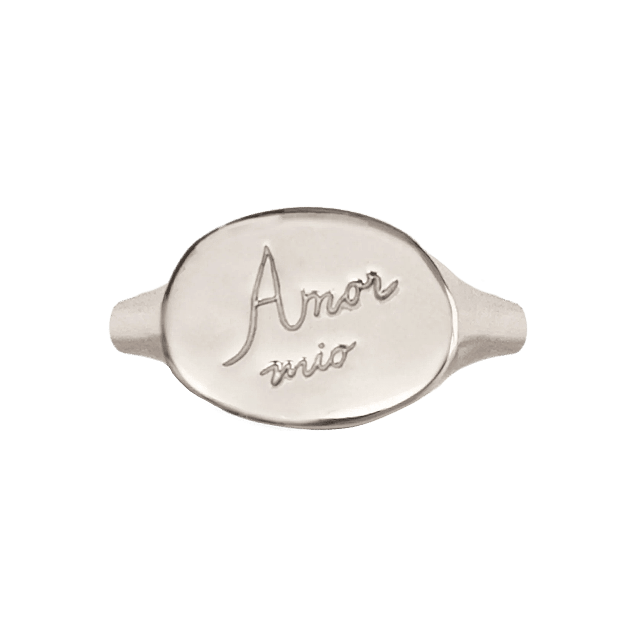Alhaja Ring Amor Mío, Silber