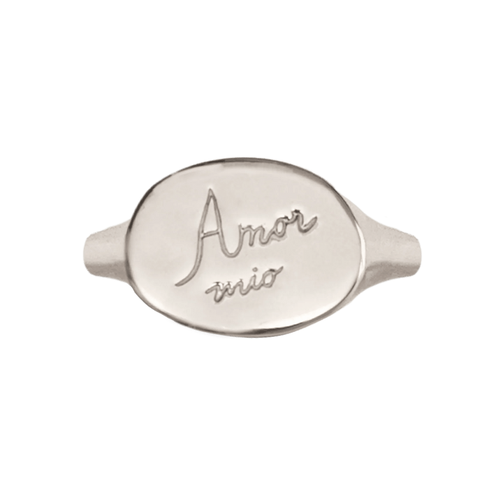 Alhaja Ring Amor Mío, Silber