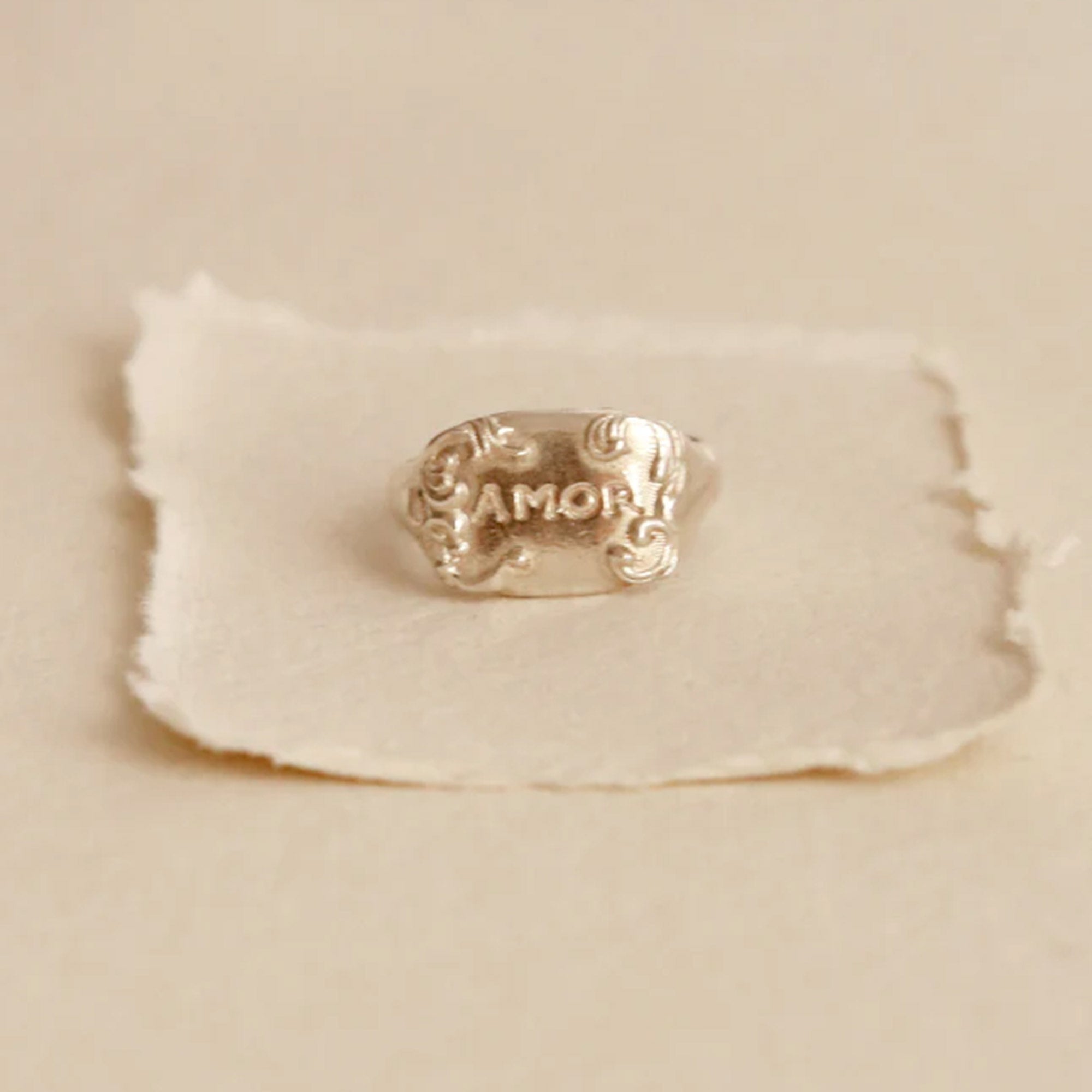 Alhaja Ring Amor, Silber