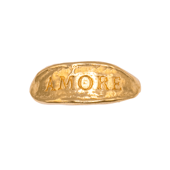 Alhaja Ring Amore, vergoldet
