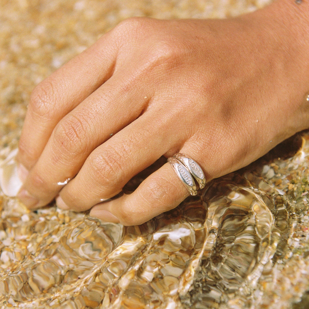 Alhaja Ring Bonita Signet, Silber