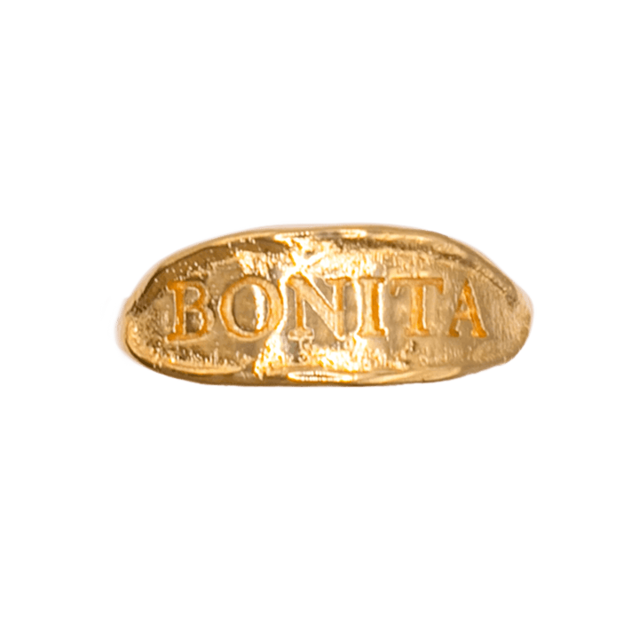Alhaja Ring Bonita, vergoldet
