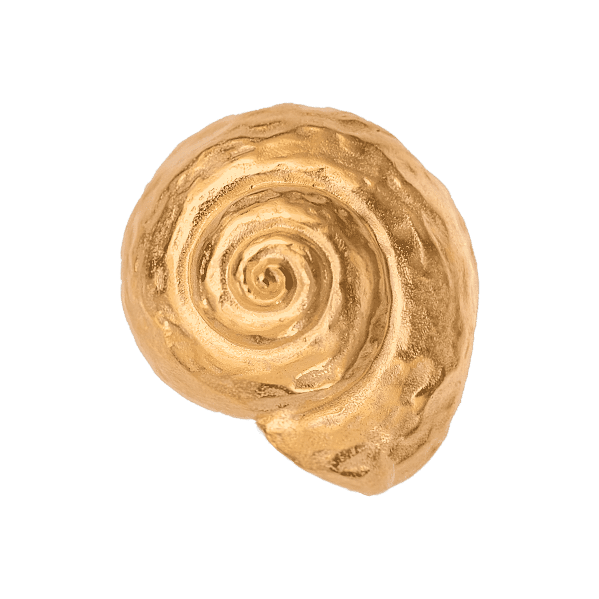 Alhaja Ring Caracola, vergoldet