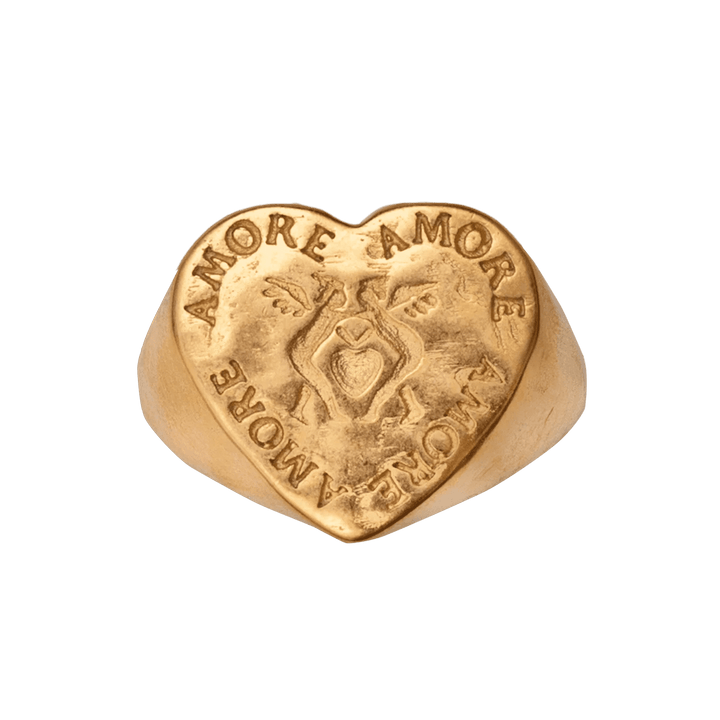 Alhaja Ring Cupido, vergoldet