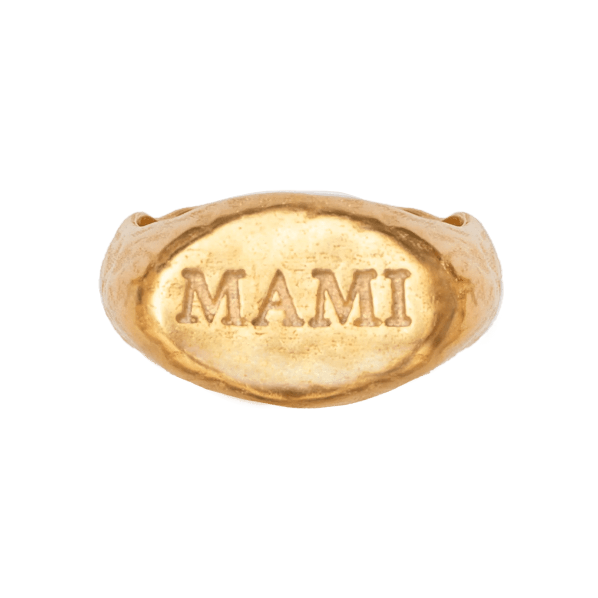 Alhaja Ring Mami Signet, vergoldet