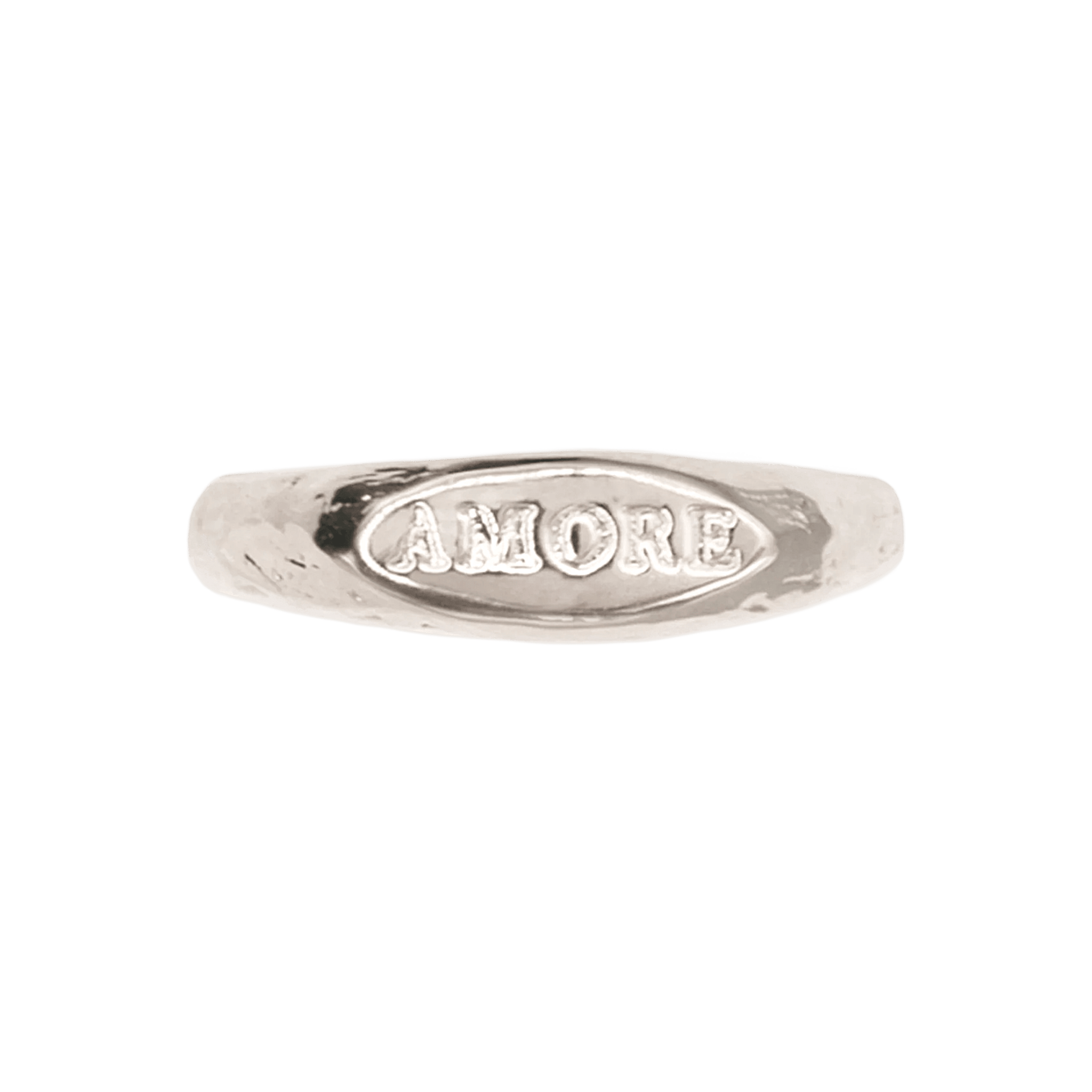 Alhaja Ring Mini Amore Signet, Silber