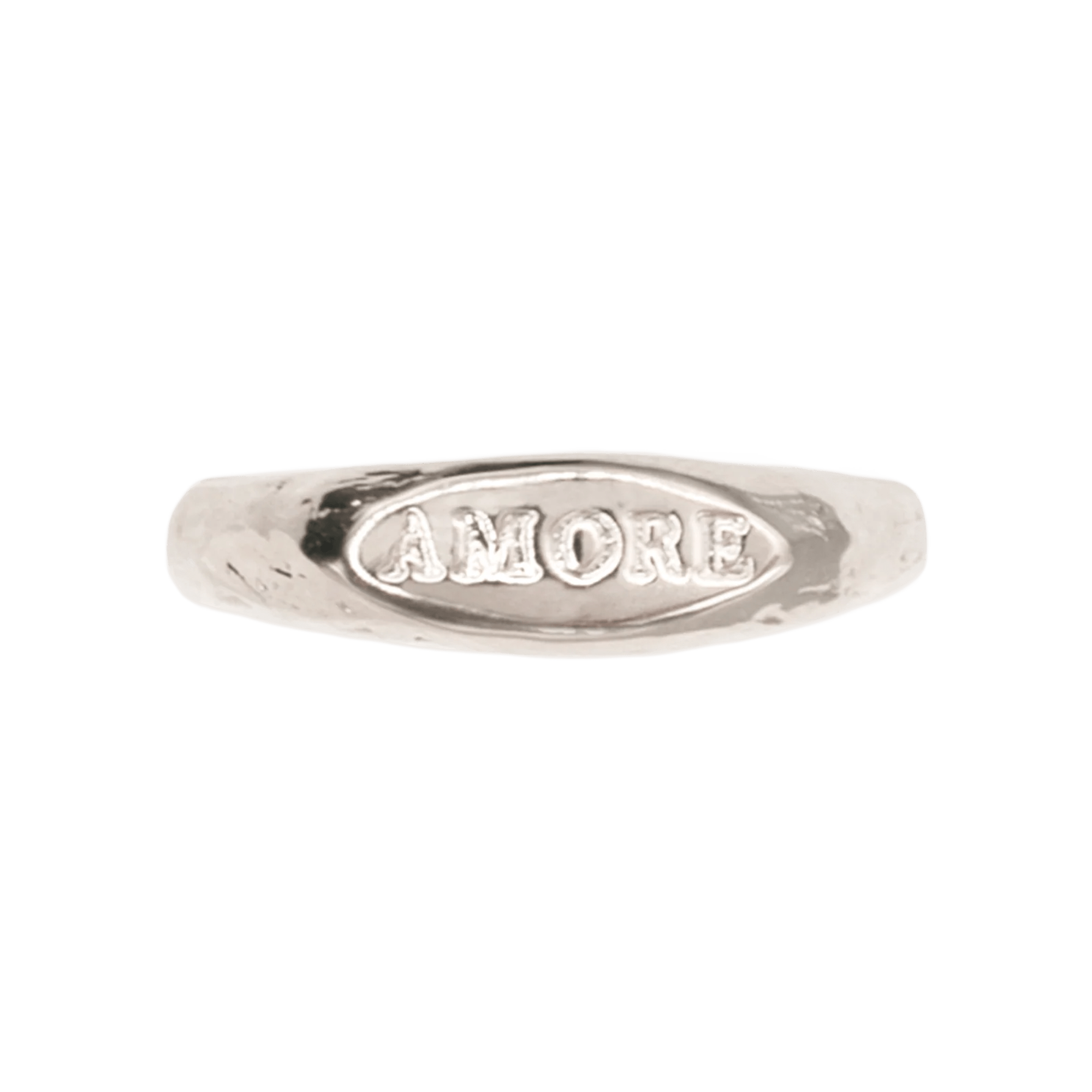 Alhaja Ring Mini Amore Signet, Silber