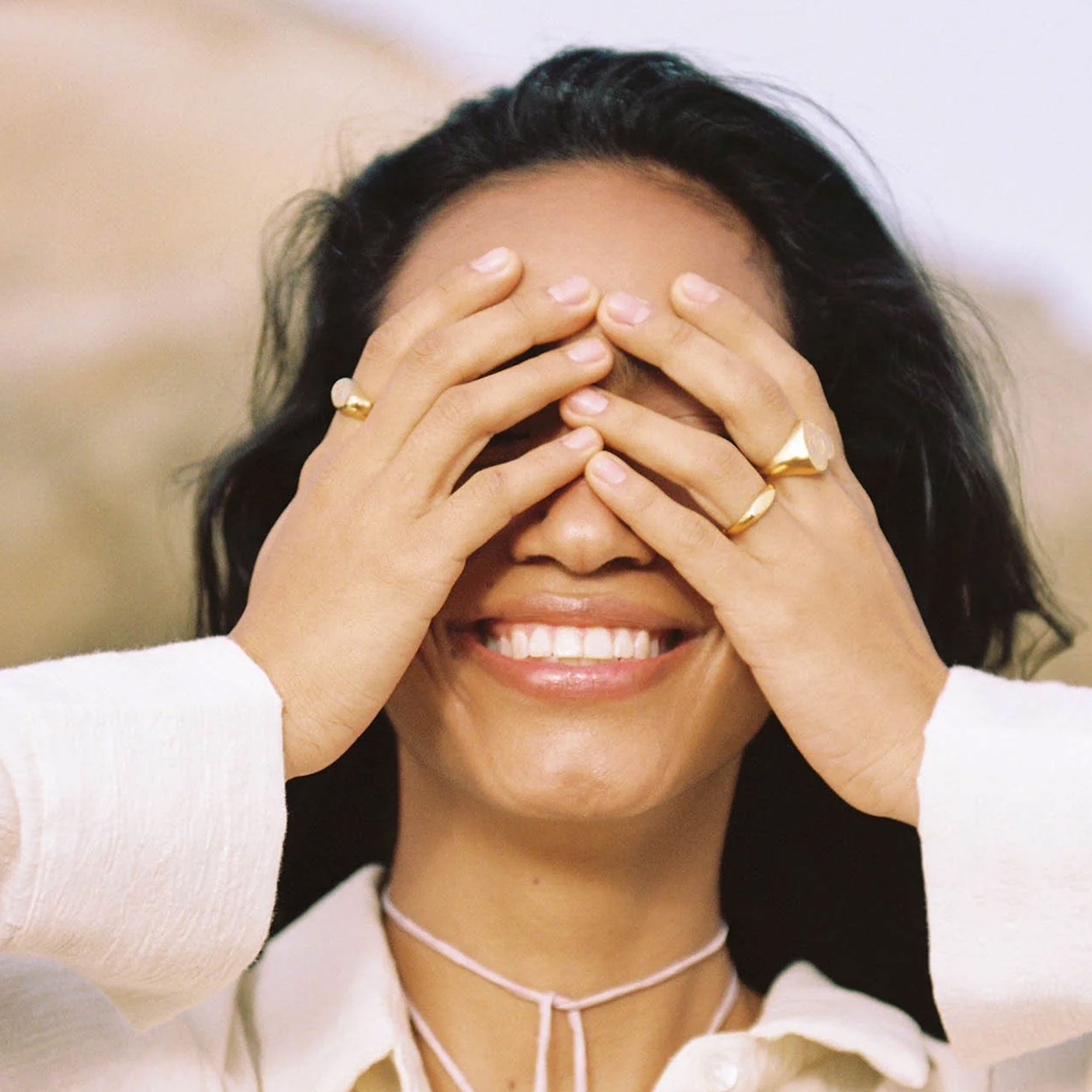 Alhaja Ring Petit Signet, Silber
