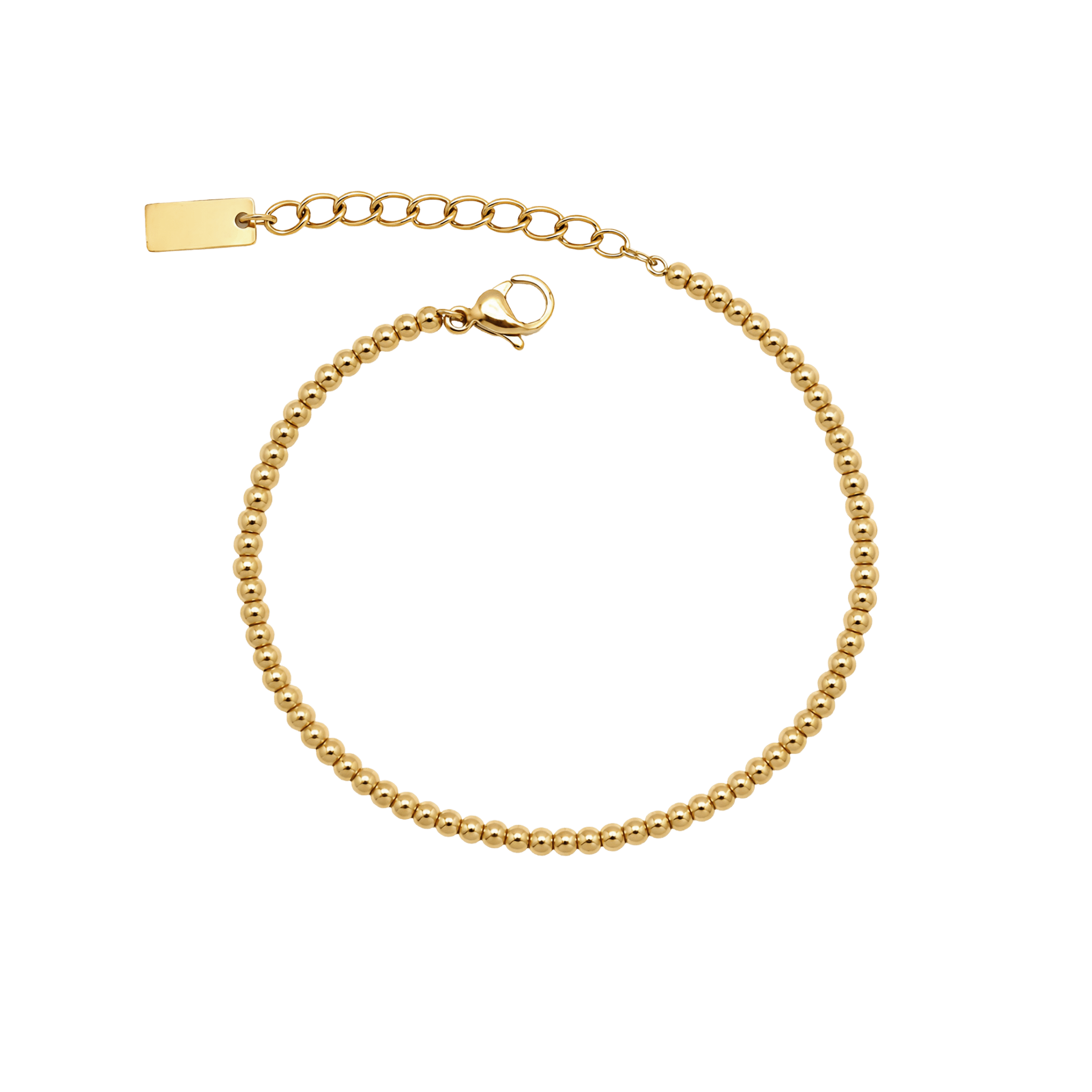 Armband Globe, Edelstahl goldfarben (PVD)