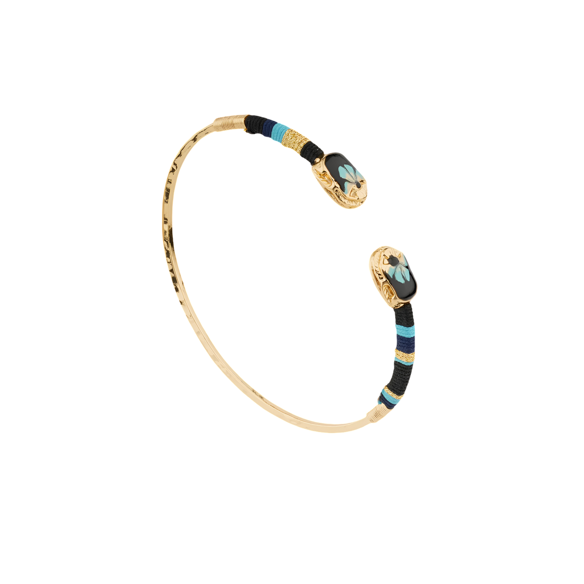 Gas Bijoux Armreif Duality Scara, klein, vergoldet