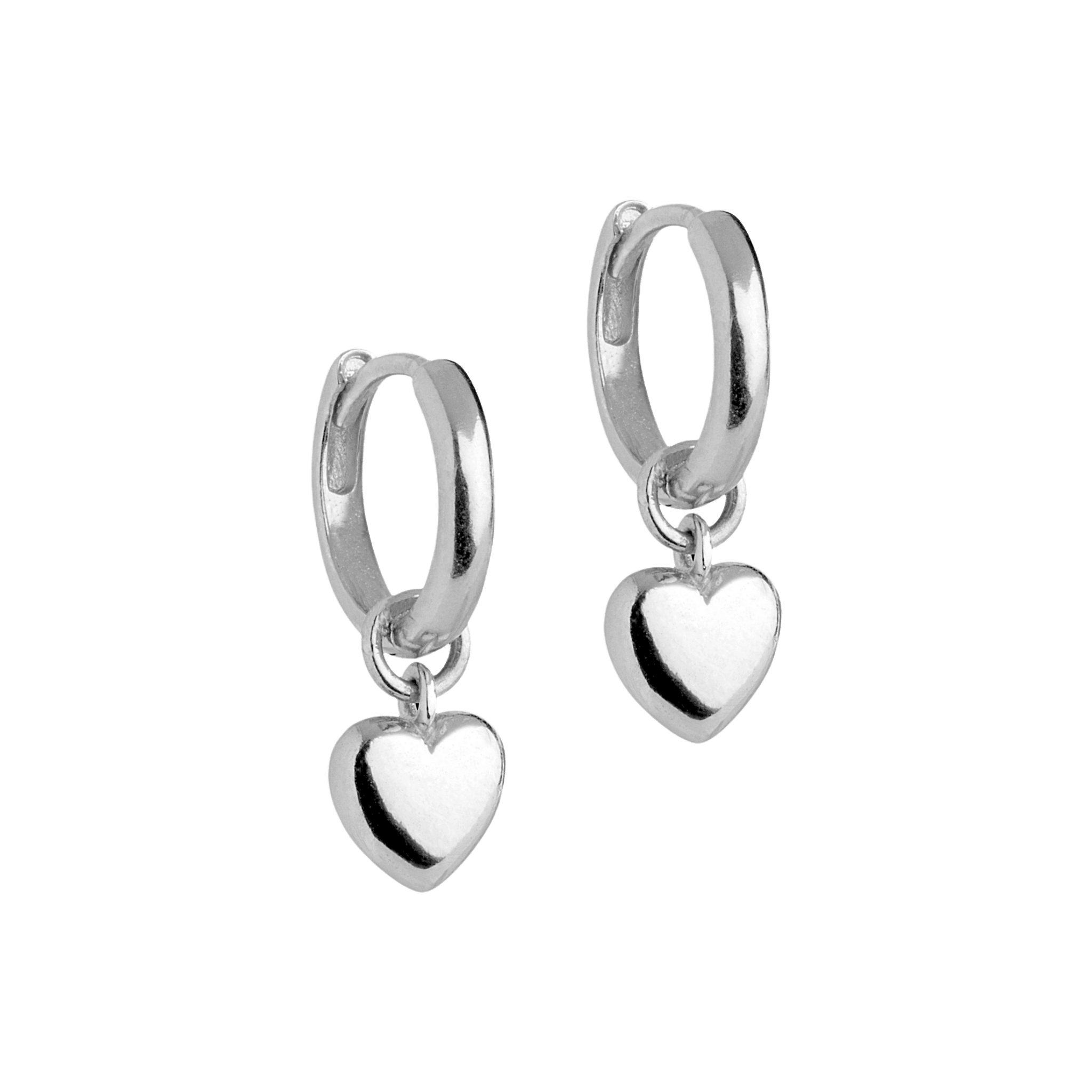 Enamel Copenhagen Creolen Amore, Silber
