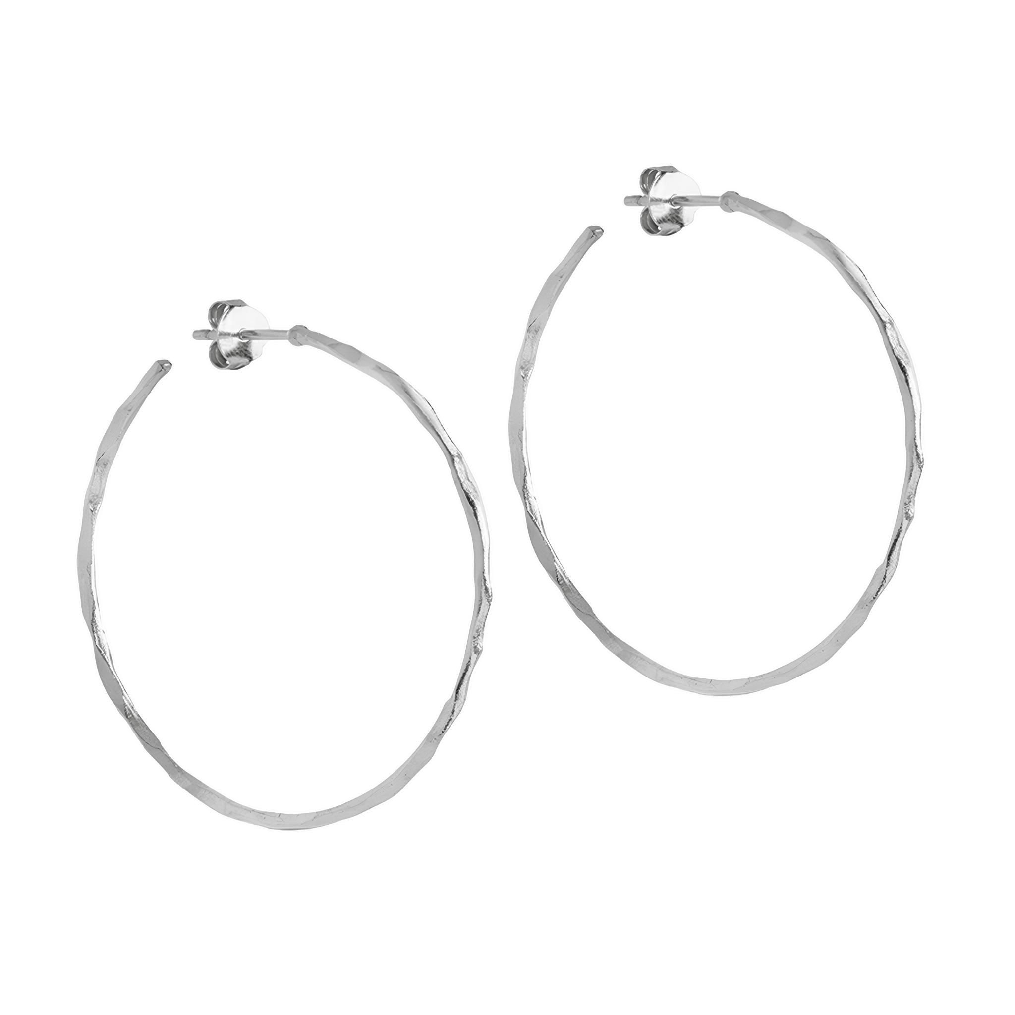 Enamel Copenhagen Creolen Organic Arena Large, Silber