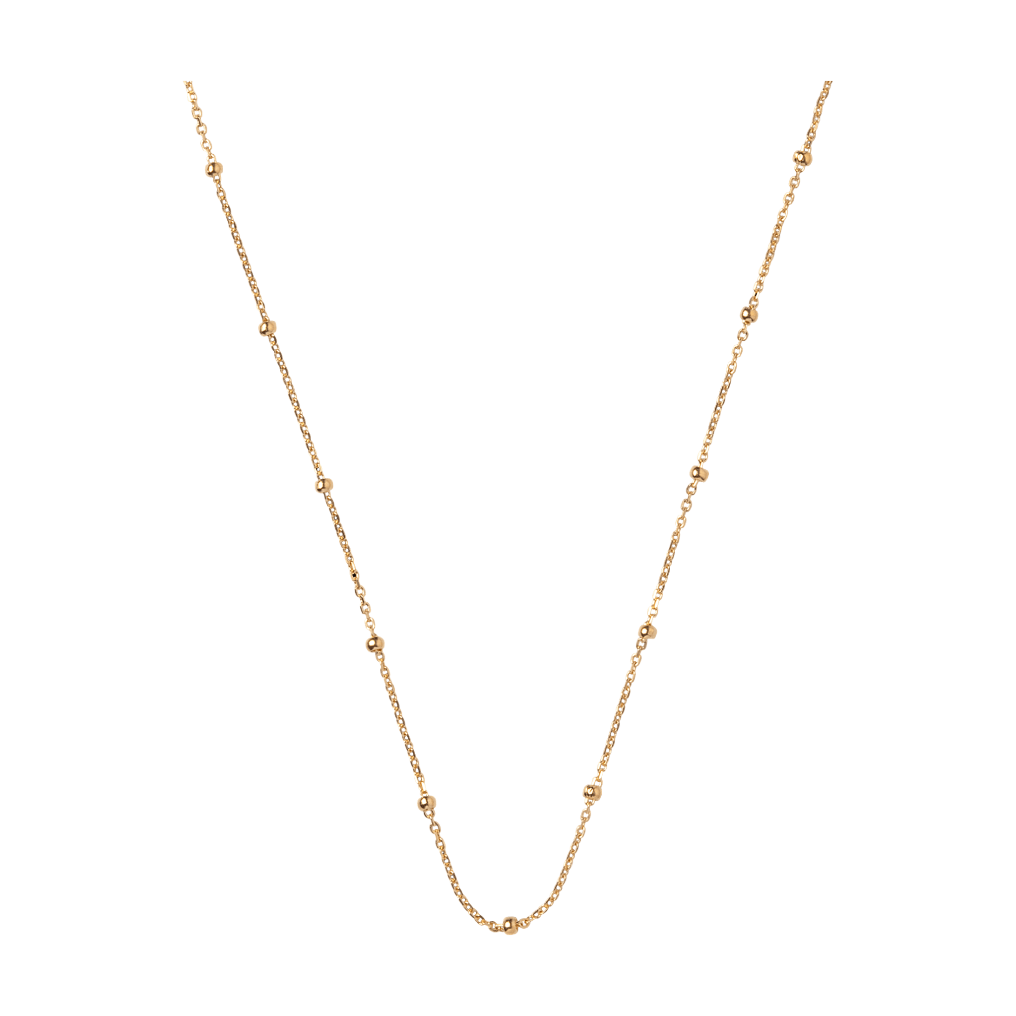 Enamel Copenhagen Kette Beaded Chain, vergoldet