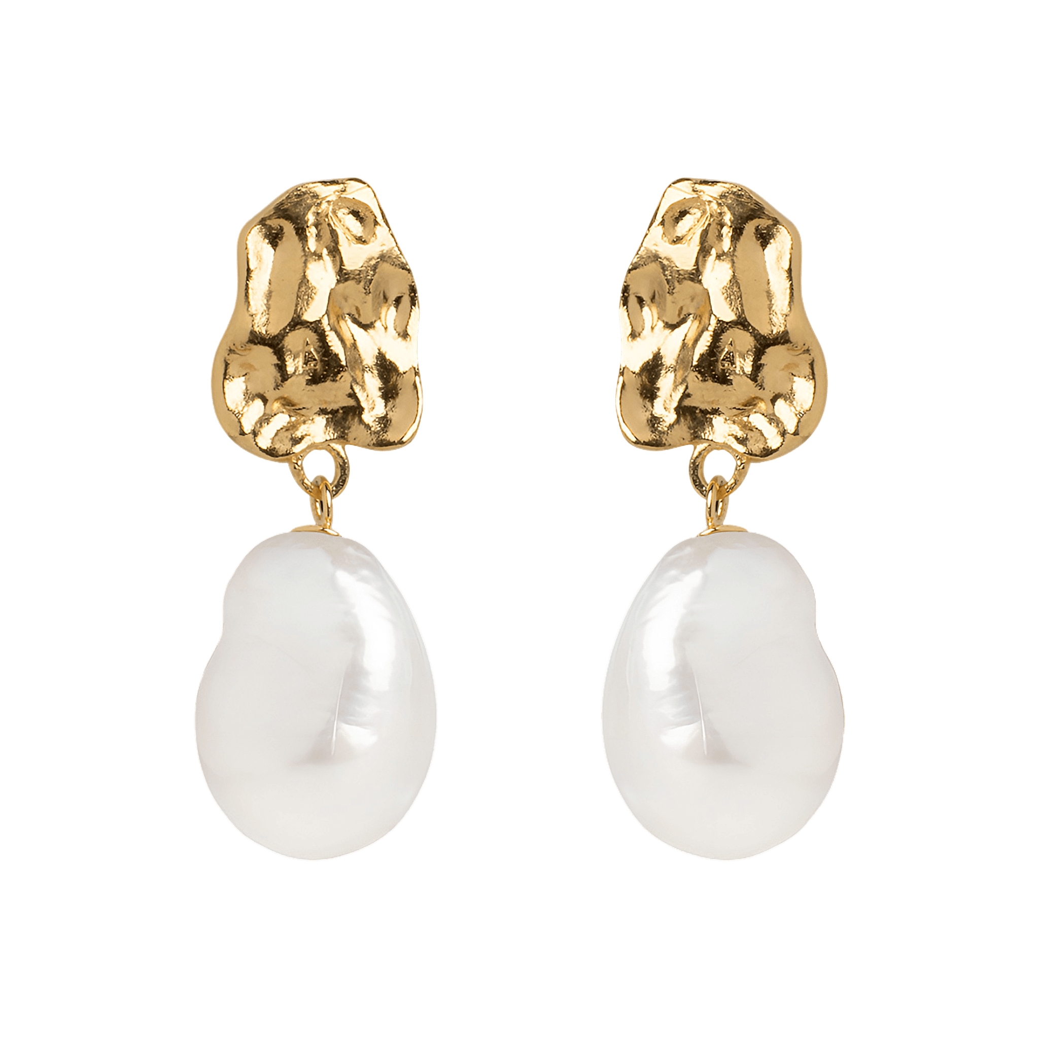 Enamel Copenhagen Ohrringe Paris, Pearls, vergoldet