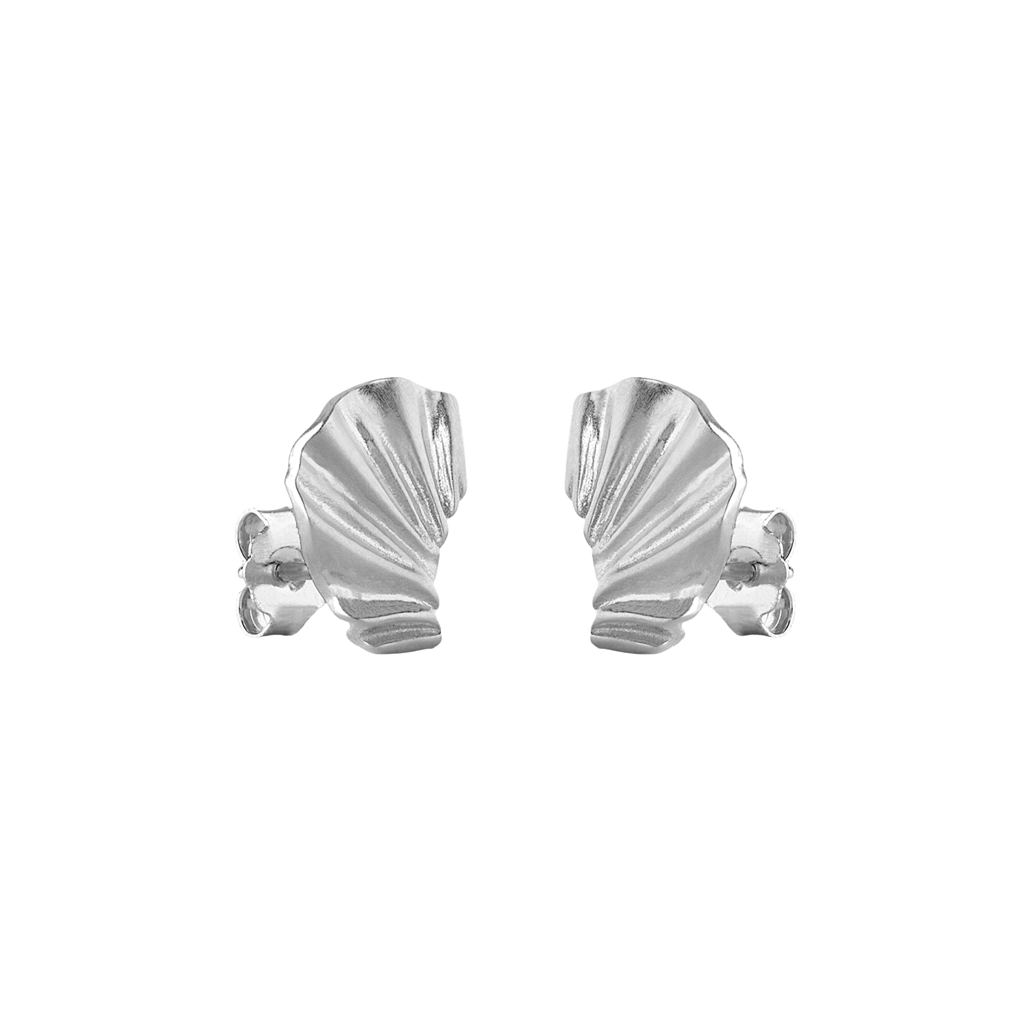 Enamel Copenhagen Ohrstecker Mini Wave, Silber