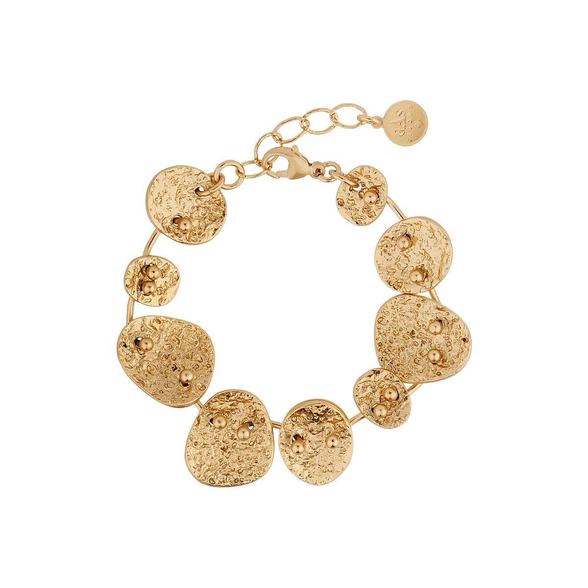 Gas Bijoux Armband Eclipse, vergoldet
