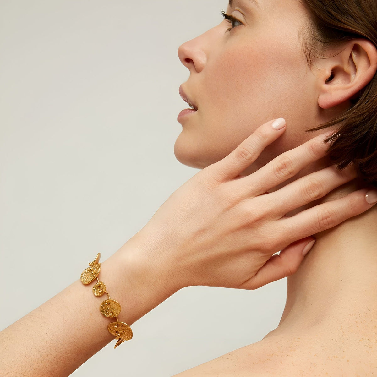 Gas Bijoux Armband Eclipse, vergoldet